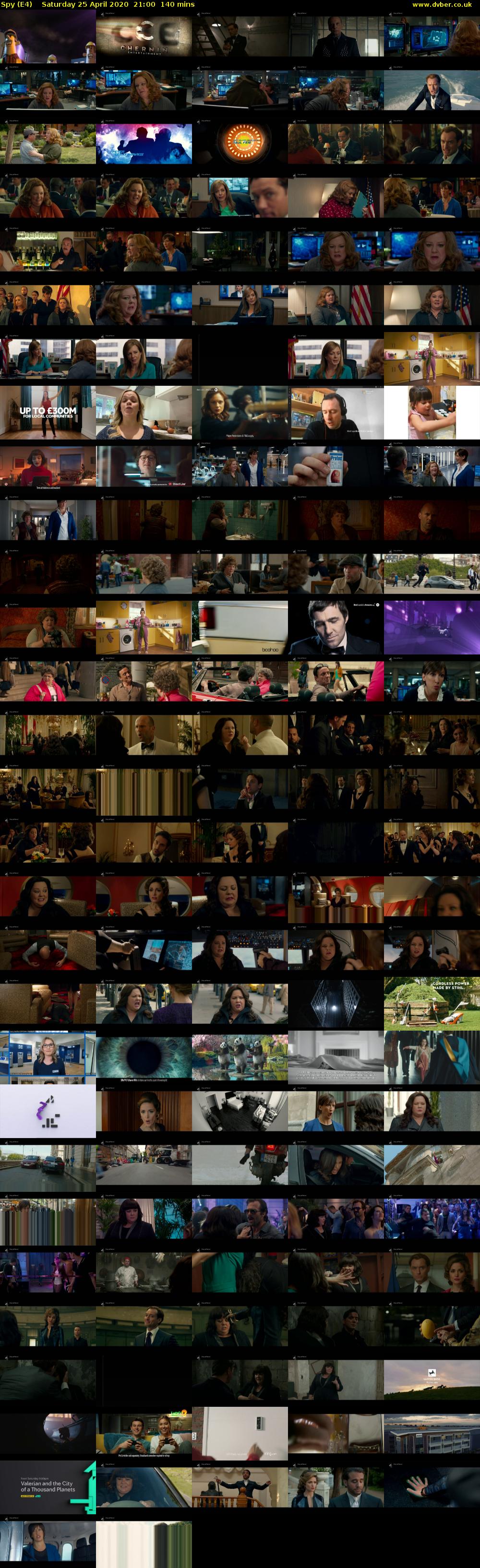 Spy (E4) Saturday 25 April 2020 21:00 - 23:20