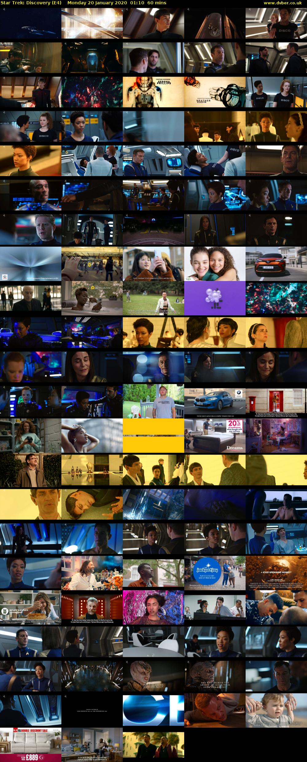 Star Trek: Discovery (E4) Monday 20 January 2020 01:10 - 02:10