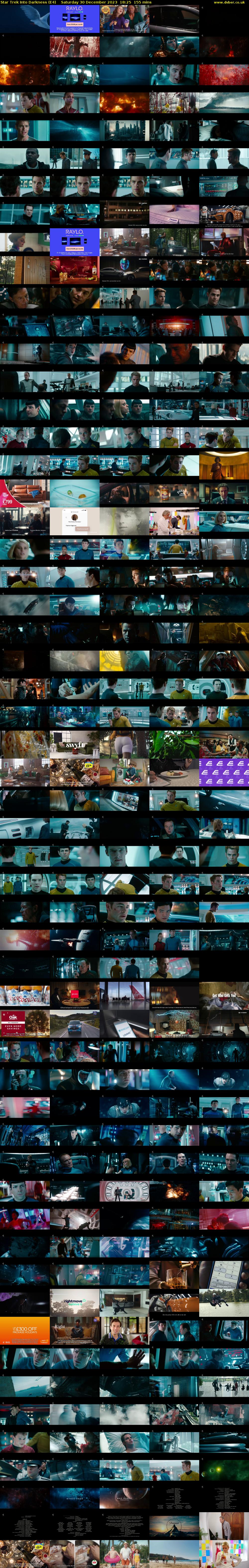 Star Trek Into Darkness (E4) Saturday 30 December 2023 18:25 - 21:00