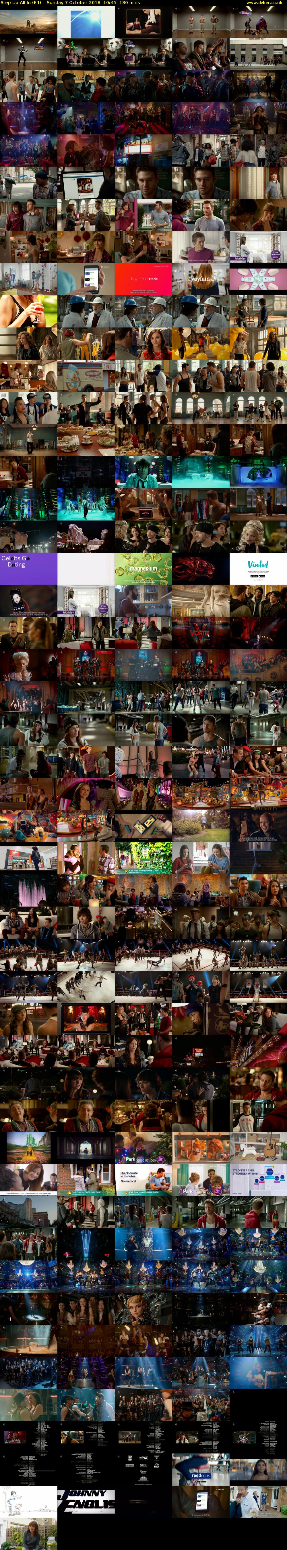 Step Up All In (E4) Sunday 7 October 2018 10:45 - 12:55