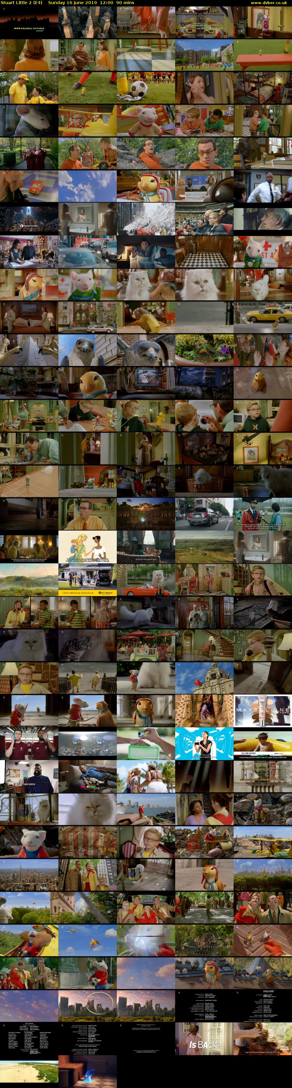 Stuart Little 2 (E4) Sunday 16 June 2019 12:00 - 13:30