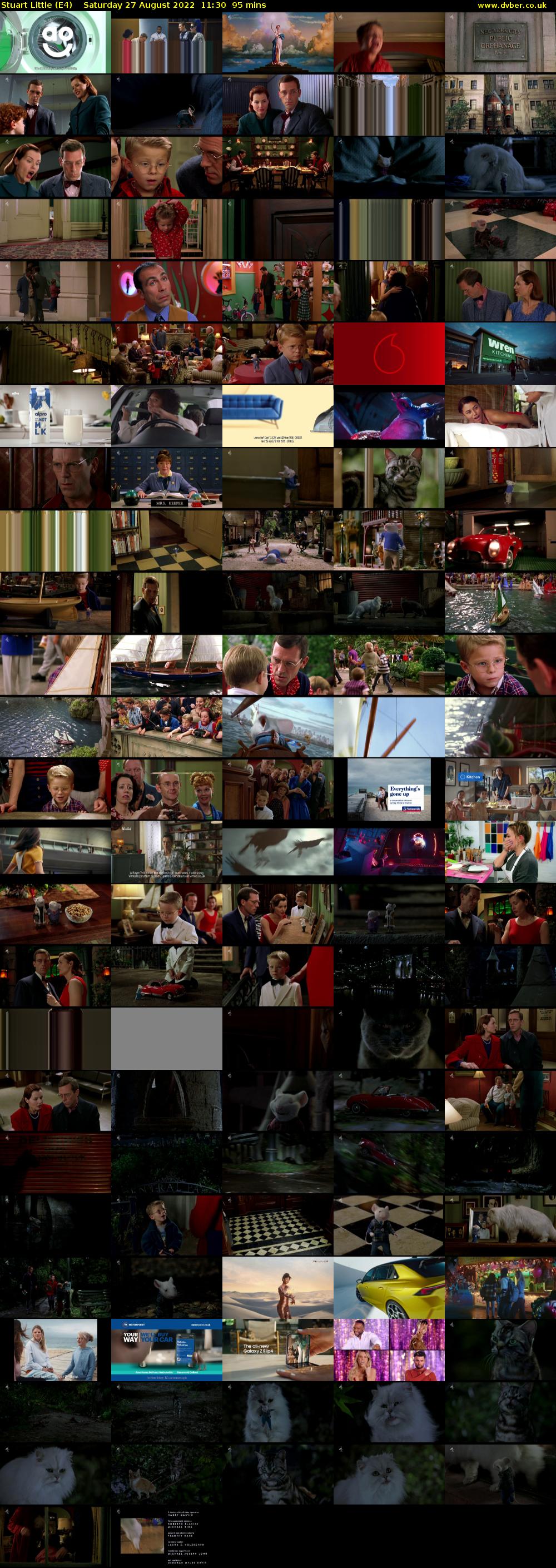 Stuart Little (E4) Saturday 27 August 2022 11:30 - 13:05