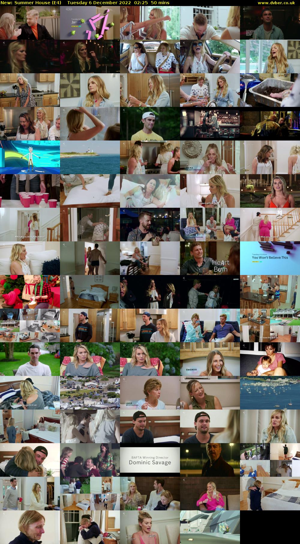 Summer House (E4) Tuesday 6 December 2022 02:25 - 03:15