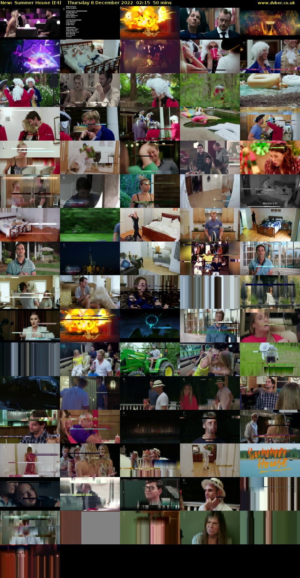 Summer House (E4) Thursday 8 December 2022 02:15 - 03:05