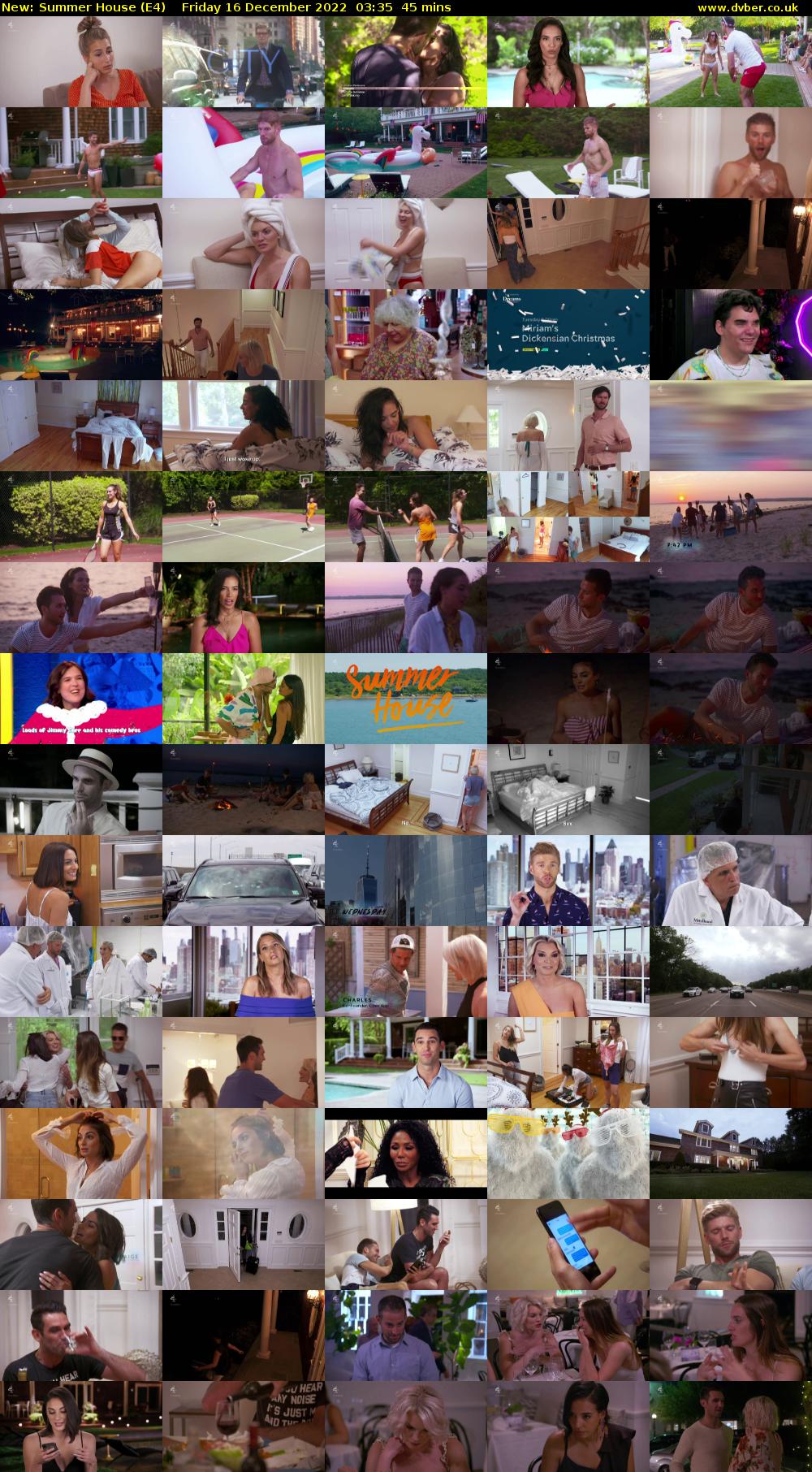 Summer House (E4) Friday 16 December 2022 03:35 - 04:20