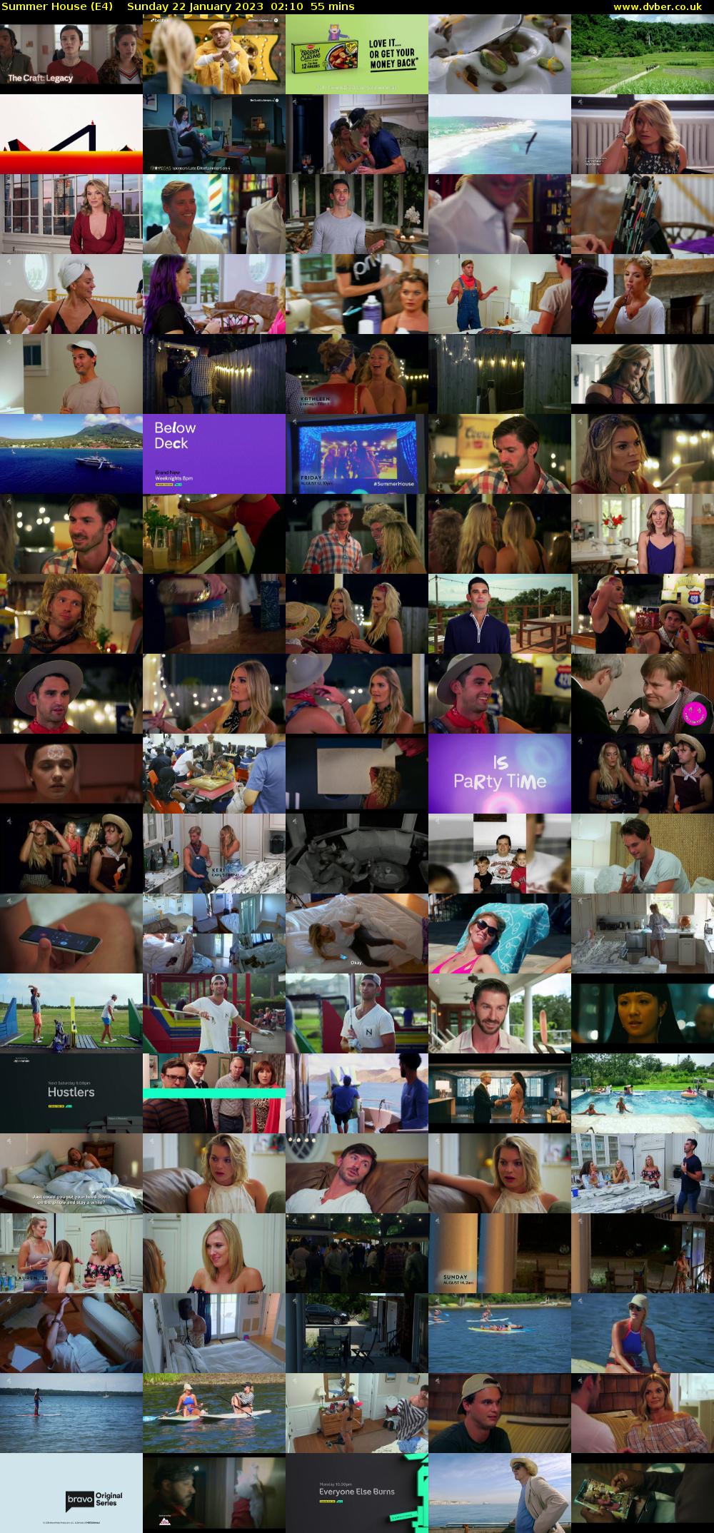Summer House (E4) Sunday 22 January 2023 02:10 - 03:05