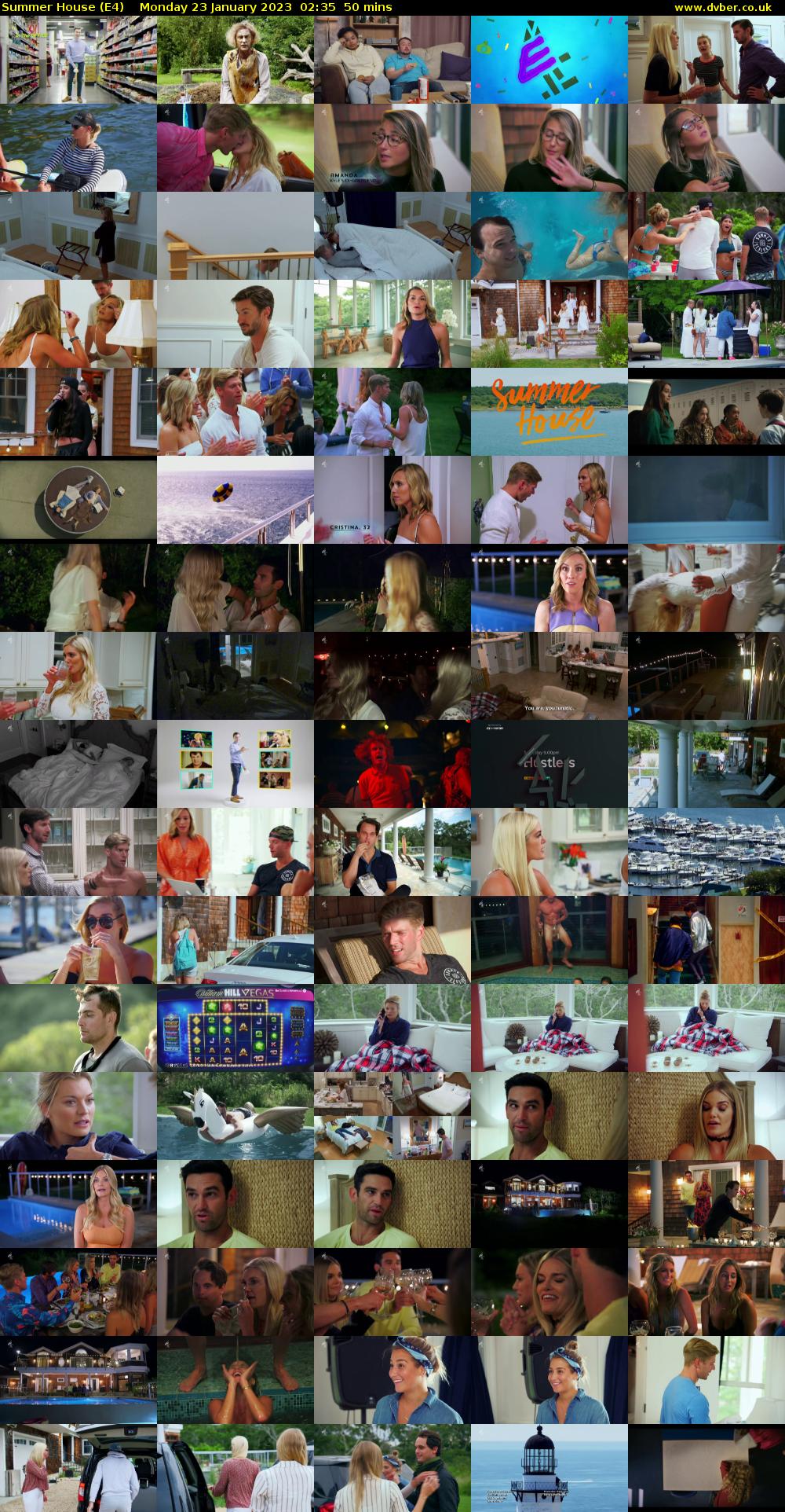 Summer House (E4) Monday 23 January 2023 02:35 - 03:25