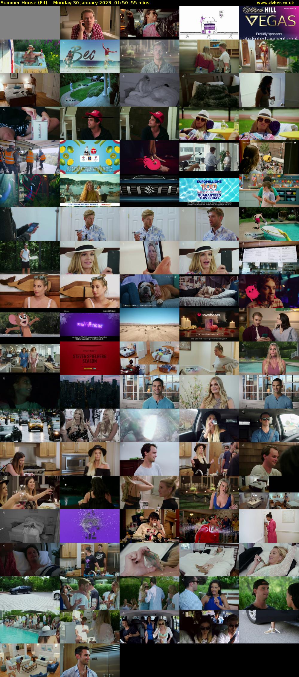 Summer House (E4) Monday 30 January 2023 01:50 - 02:45