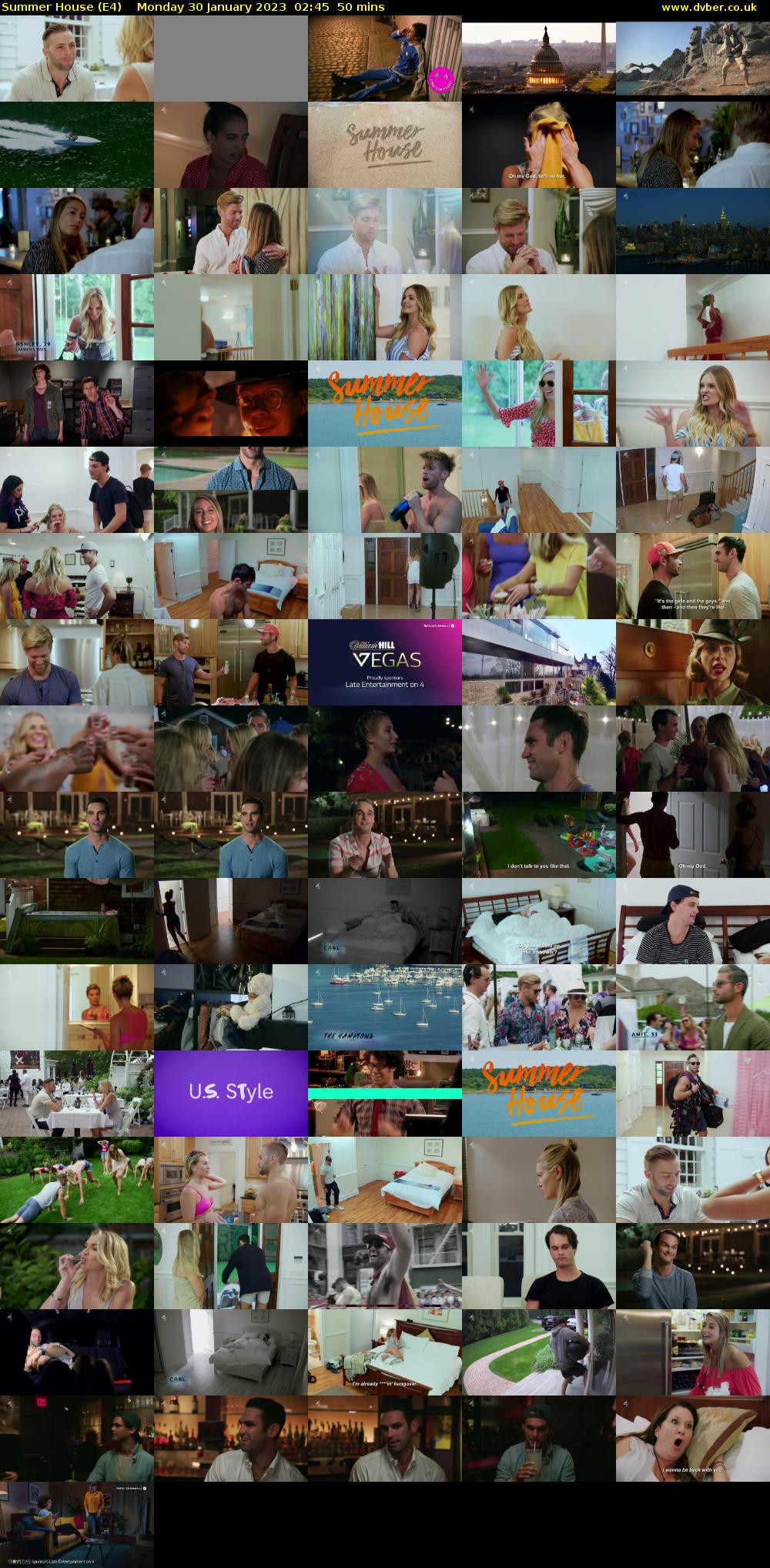 Summer House (E4) Monday 30 January 2023 02:45 - 03:35