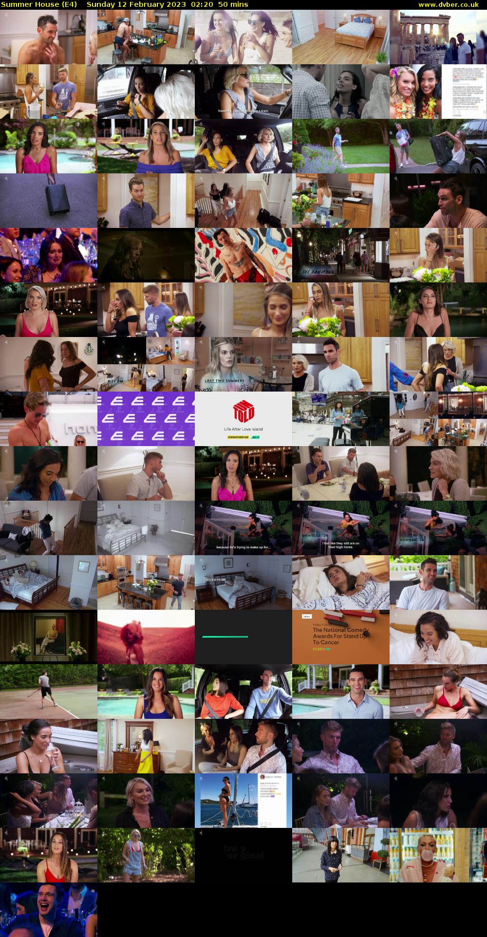 Summer House (E4) Sunday 12 February 2023 02:20 - 03:10
