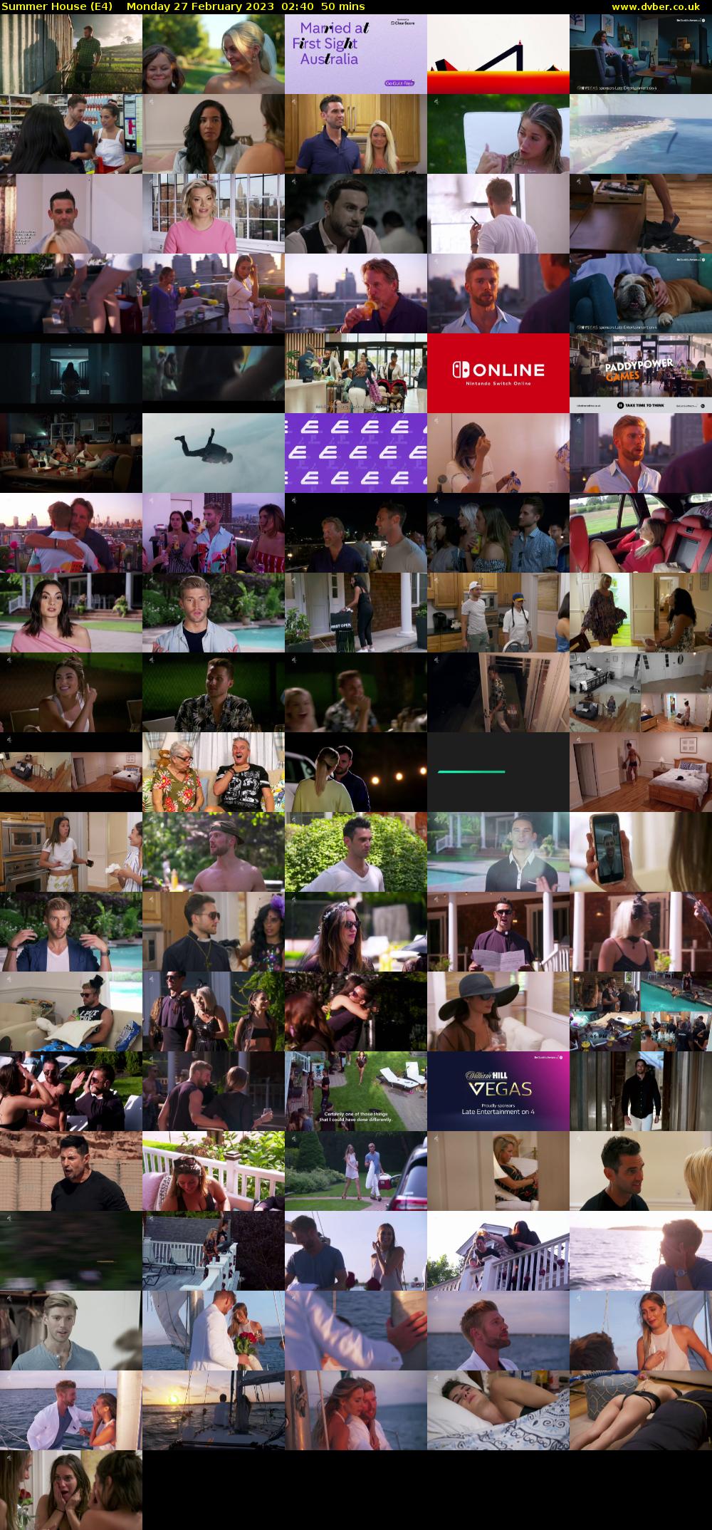 Summer House (E4) Monday 27 February 2023 02:40 - 03:30