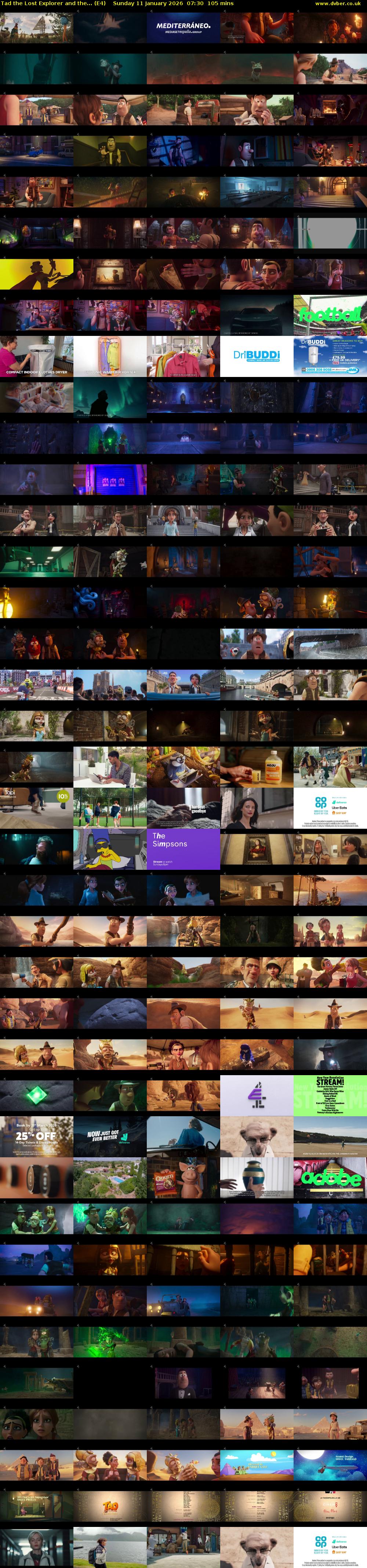 Tad the Lost Explorer and the... (E4) Sunday 11 January 2026 07:30 - 09:15