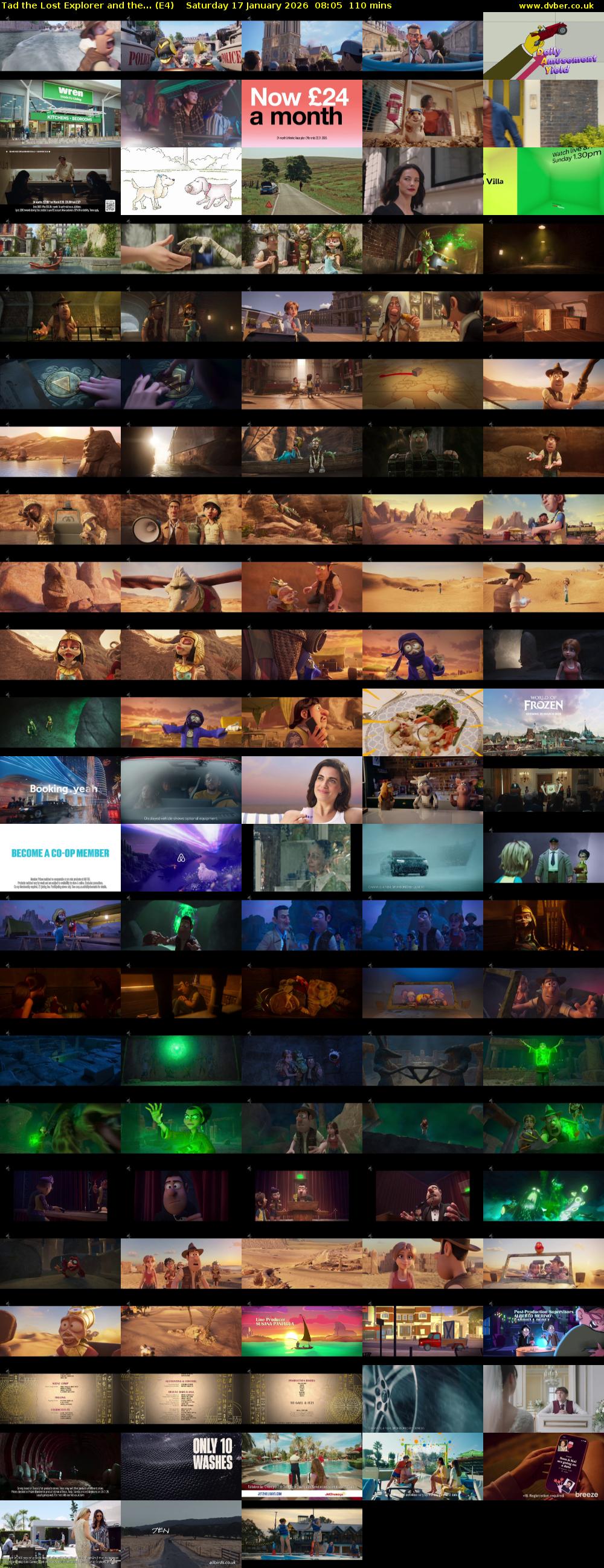 Tad the Lost Explorer and the... (E4) Saturday 17 January 2026 08:05 - 09:55