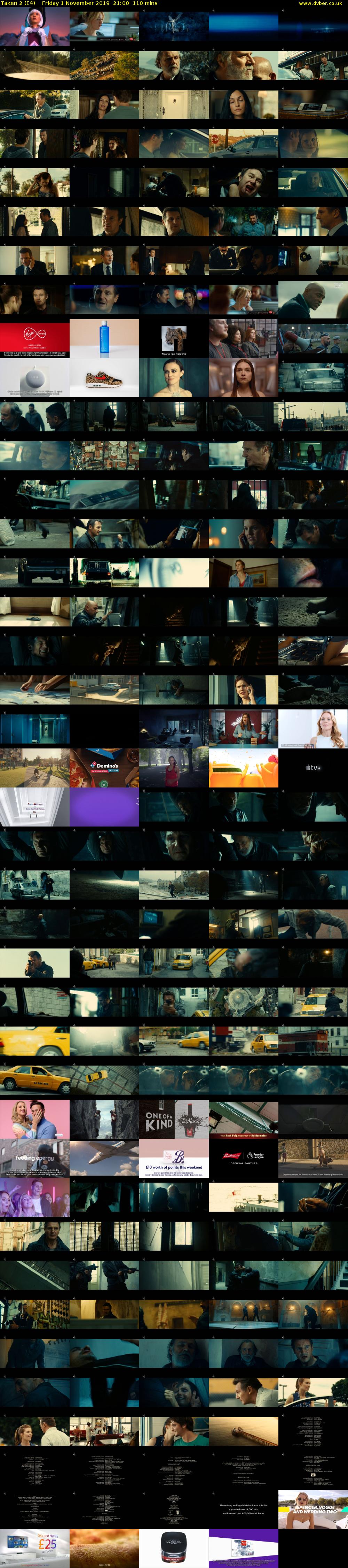 Taken 2 (E4) Friday 1 November 2019 21:00 - 22:50