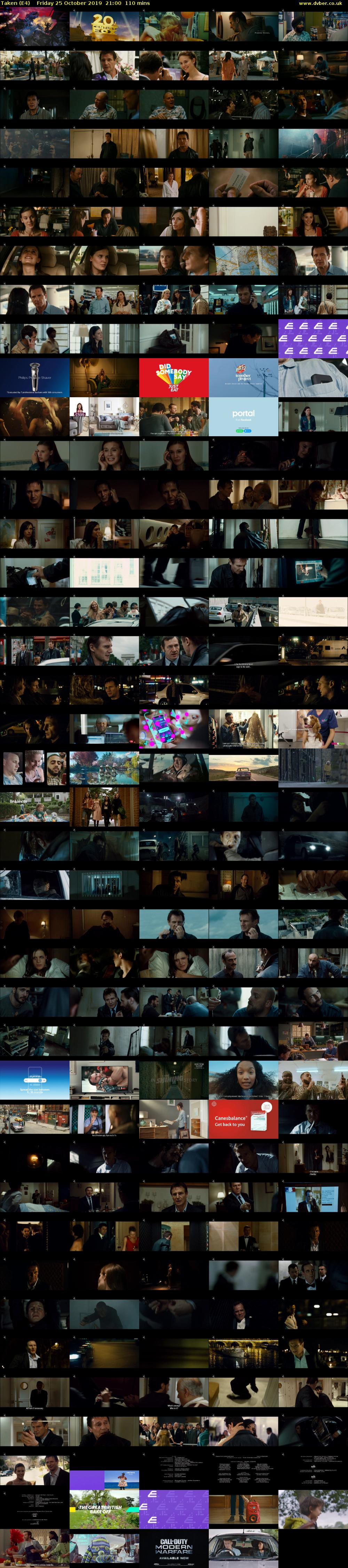 Taken (E4) Friday 25 October 2019 21:00 - 22:50