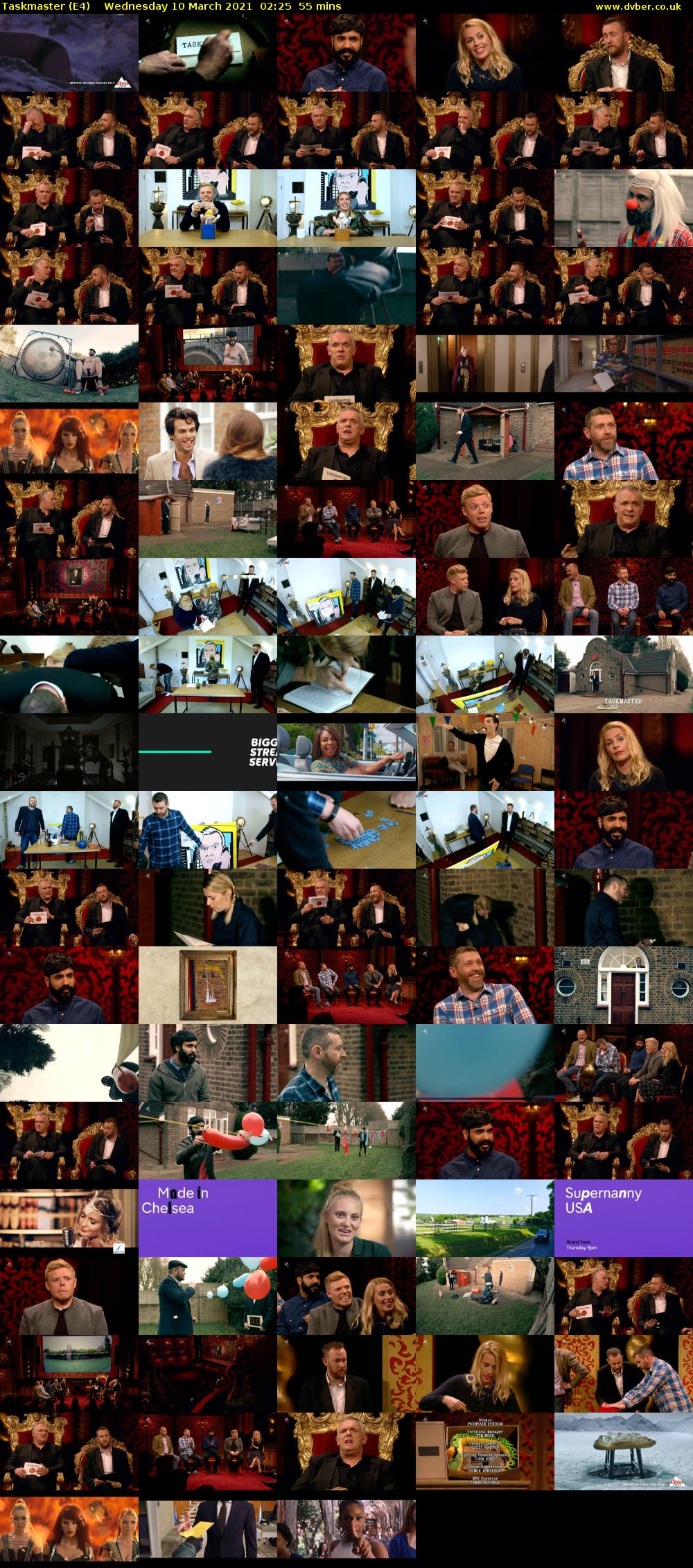Taskmaster (E4) Wednesday 10 March 2021 02:25 - 03:20