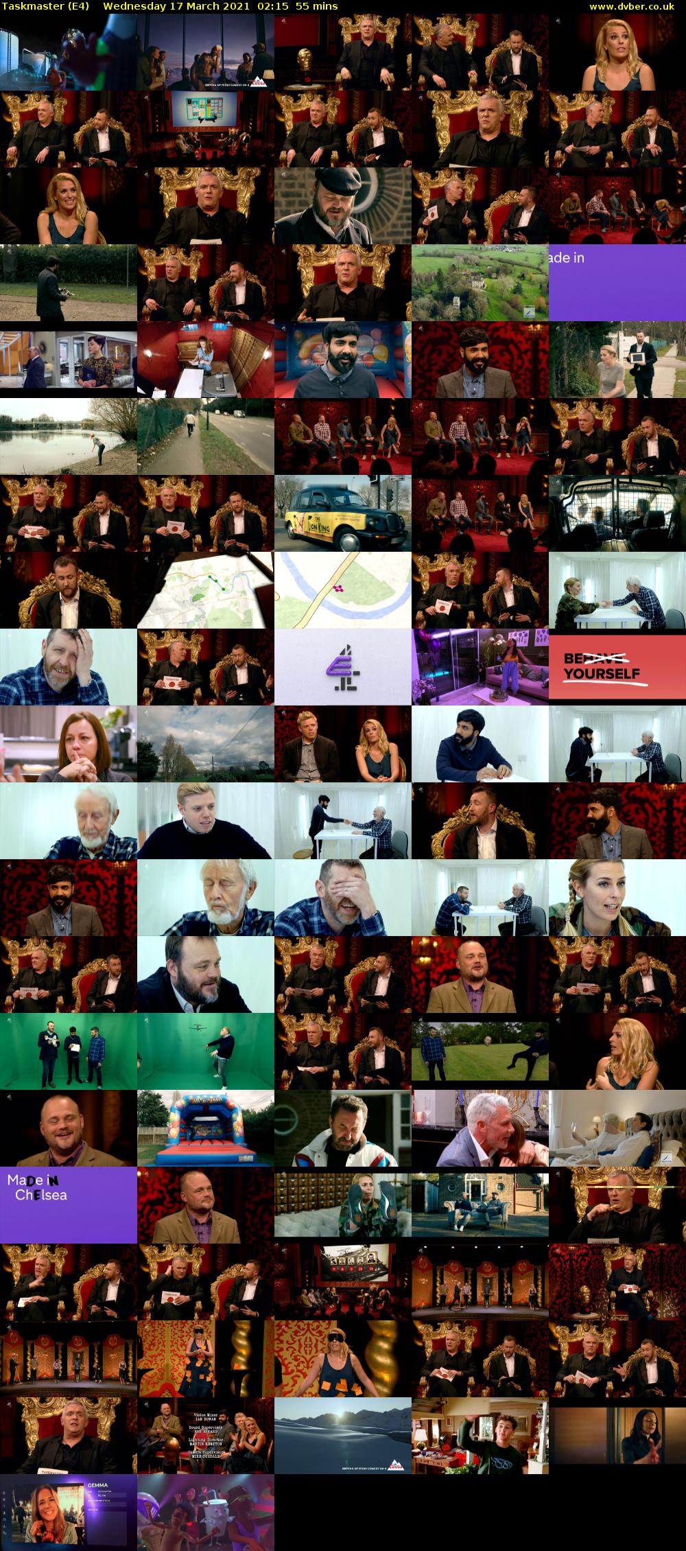 Taskmaster (E4) Wednesday 17 March 2021 02:15 - 03:10