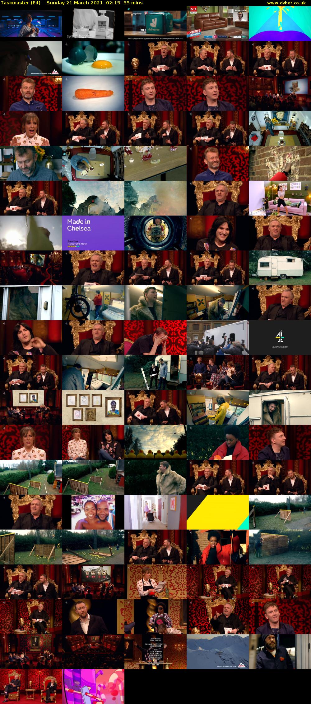 Taskmaster (E4) Sunday 21 March 2021 02:15 - 03:10