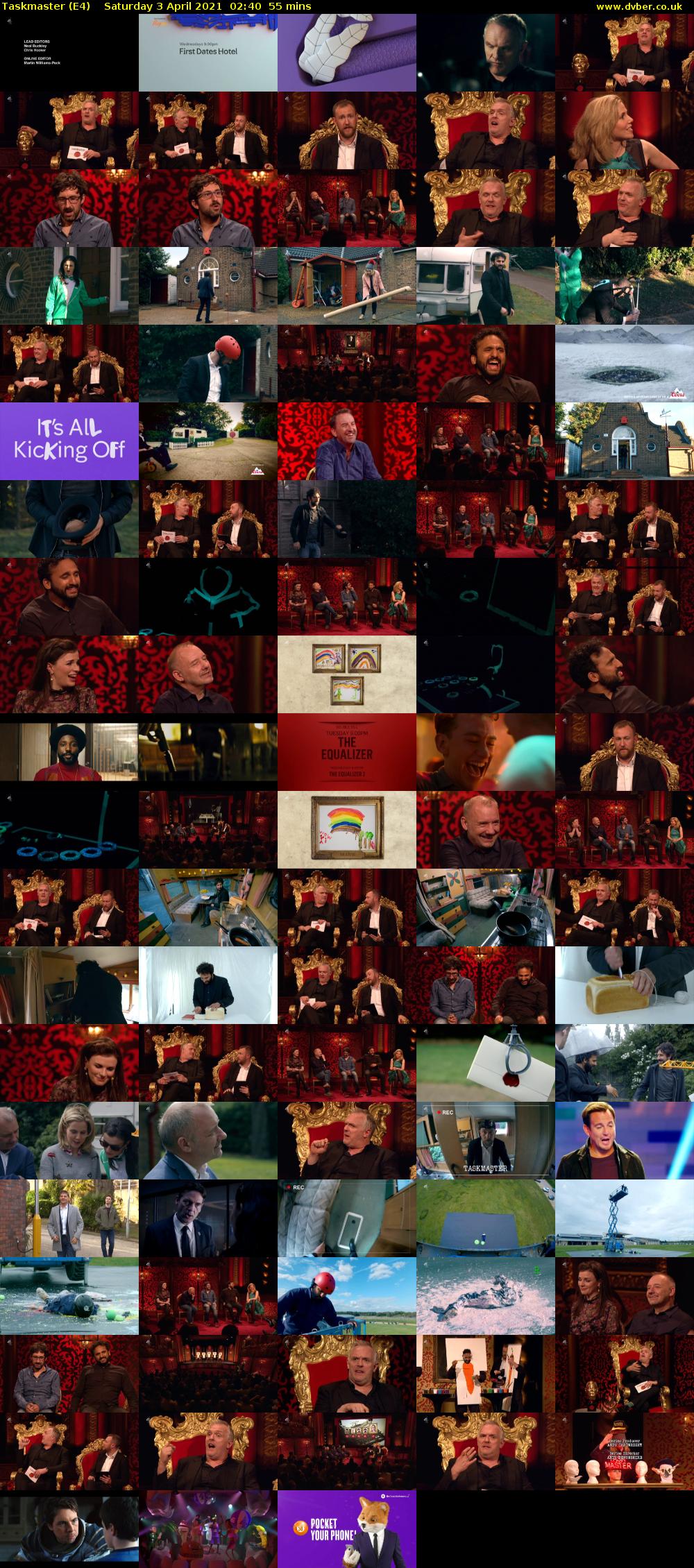 Taskmaster (E4) Saturday 3 April 2021 02:40 - 03:35