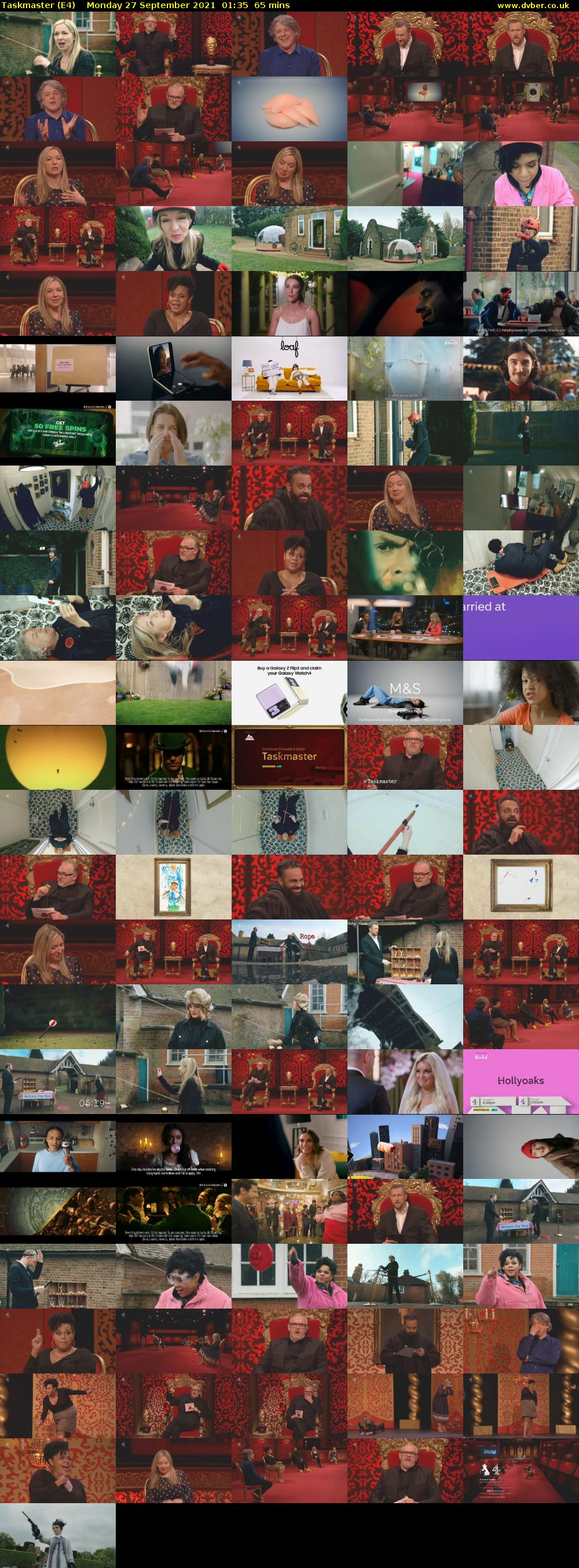 Taskmaster (E4) Monday 27 September 2021 01:35 - 02:40