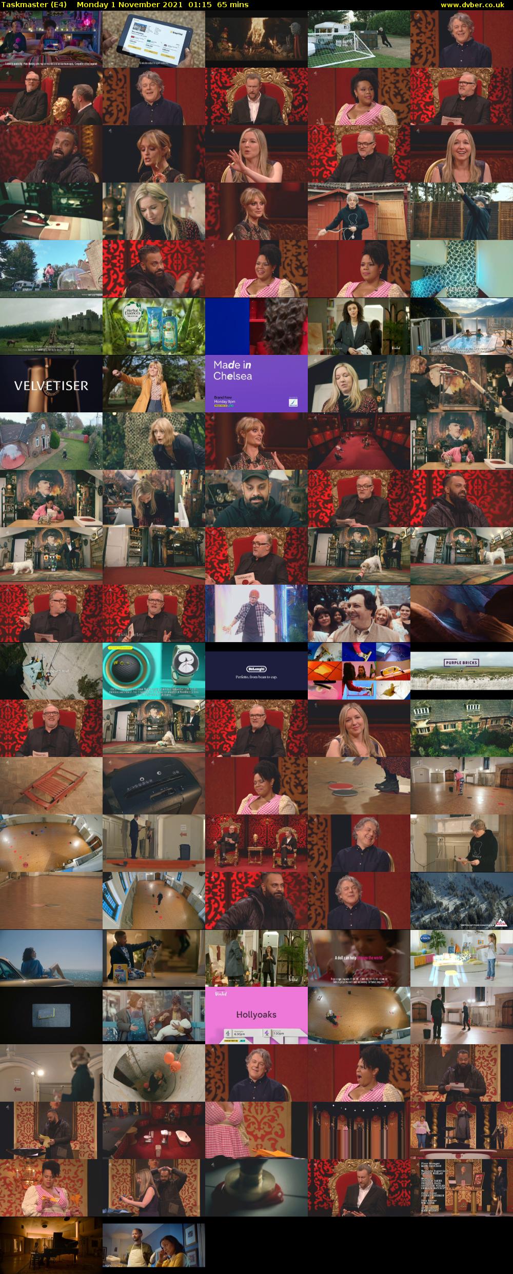 Taskmaster (E4) Monday 1 November 2021 01:15 - 02:20