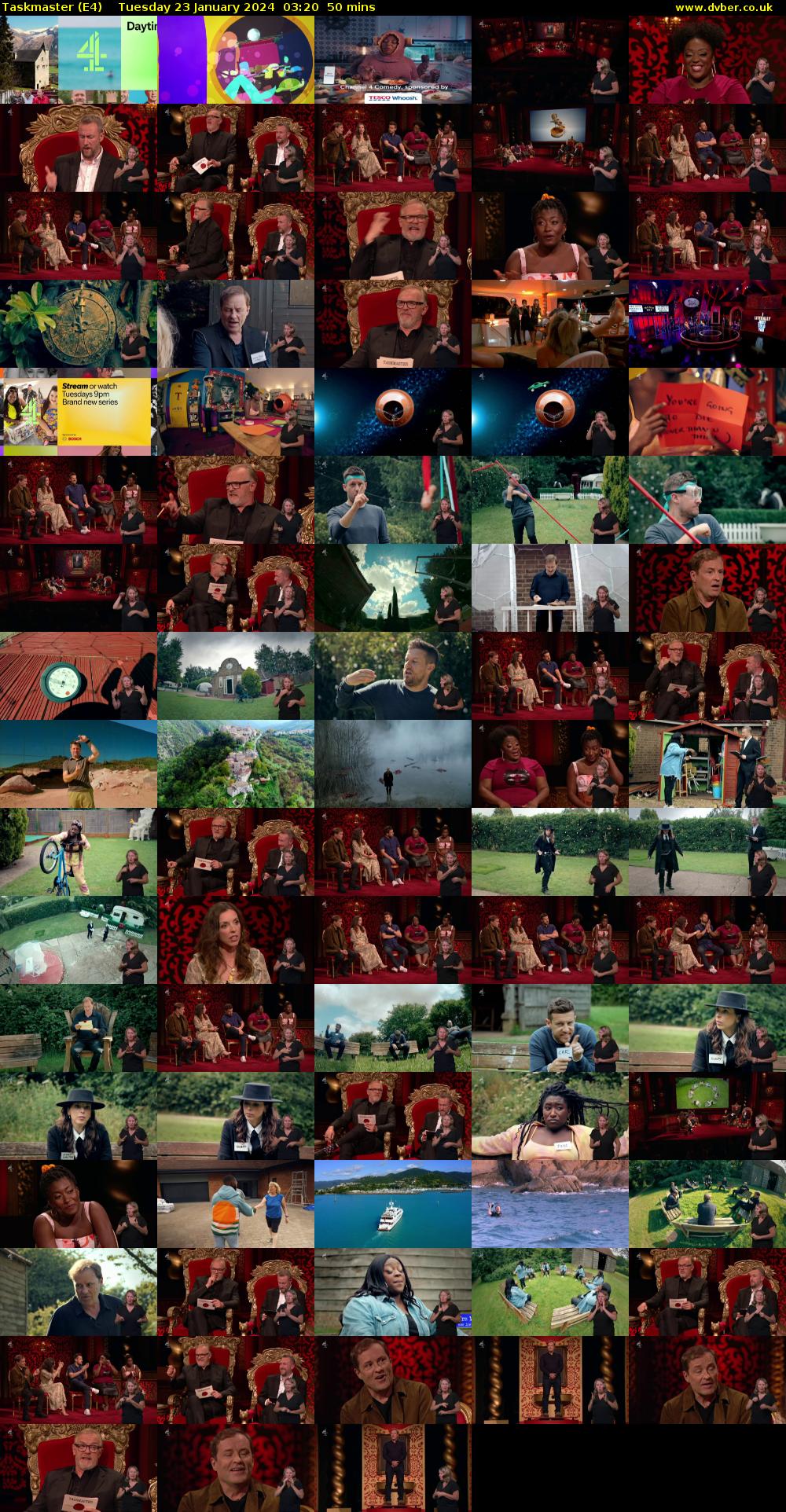 Taskmaster (E4) Tuesday 23 January 2024 03:20 - 04:10