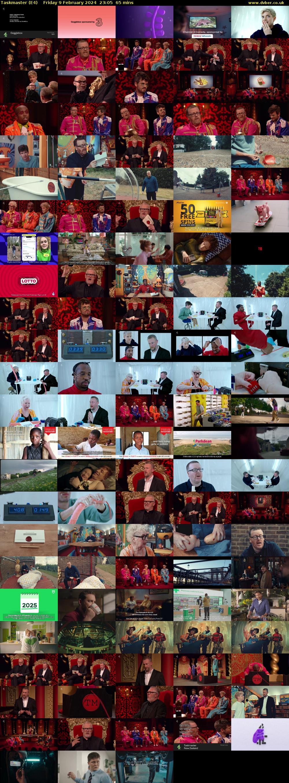 Taskmaster (E4) Friday 9 February 2024 23:05 - 00:10