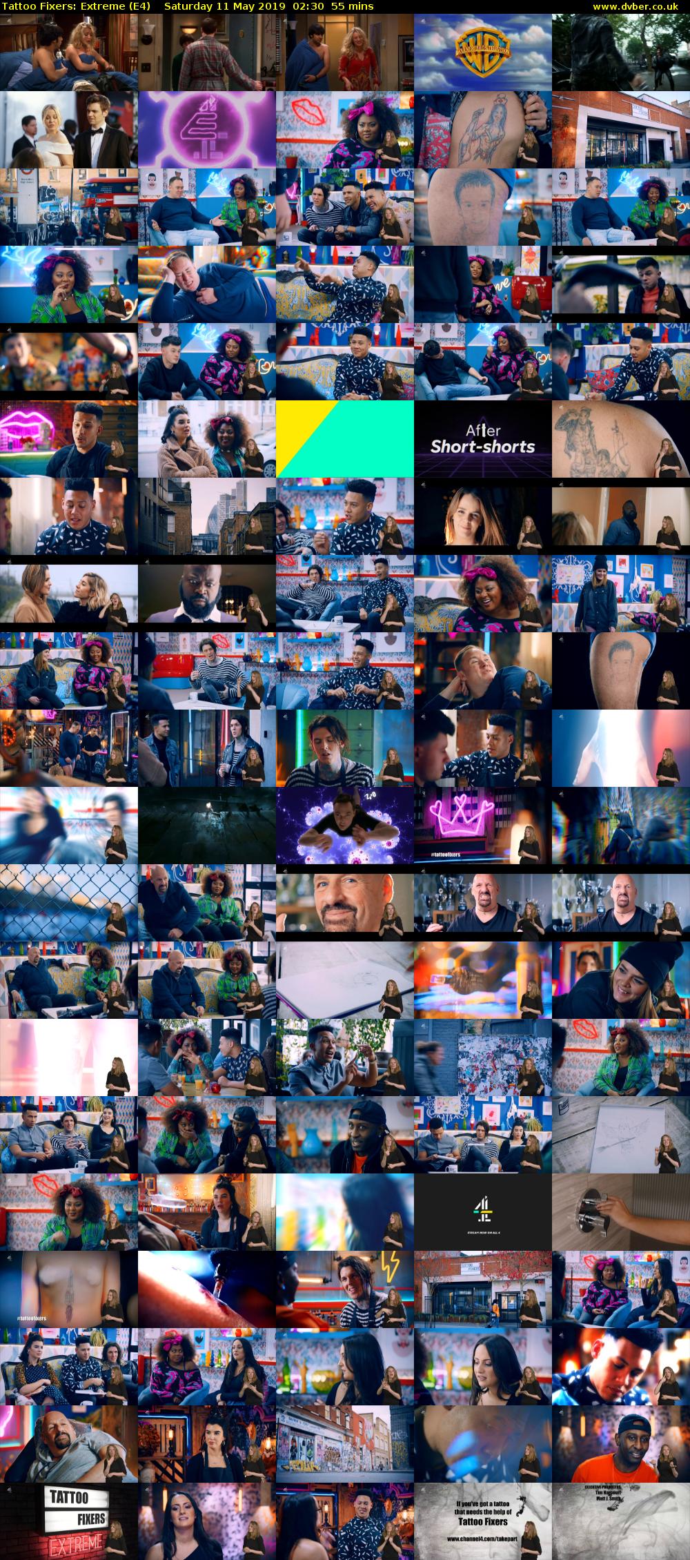 Tattoo Fixers: Extreme (E4) Saturday 11 May 2019 02:30 - 03:25