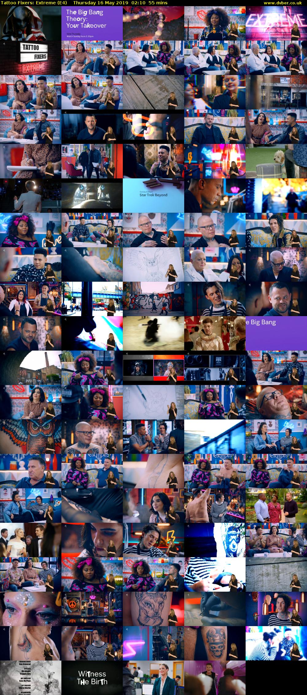 Tattoo Fixers: Extreme (E4) Thursday 16 May 2019 02:10 - 03:05