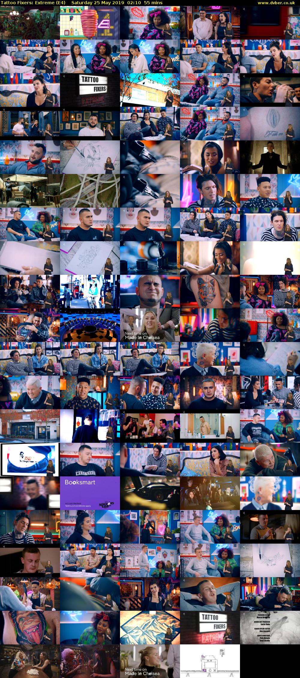 Tattoo Fixers: Extreme (E4) Saturday 25 May 2019 02:10 - 03:05