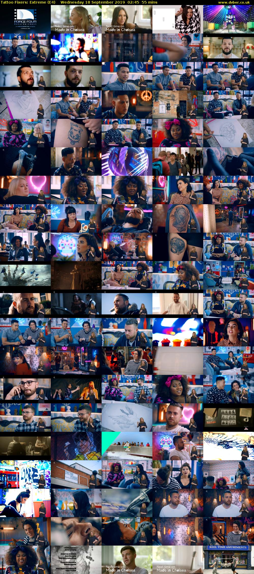 Tattoo Fixers: Extreme (E4) Wednesday 18 September 2019 02:45 - 03:40