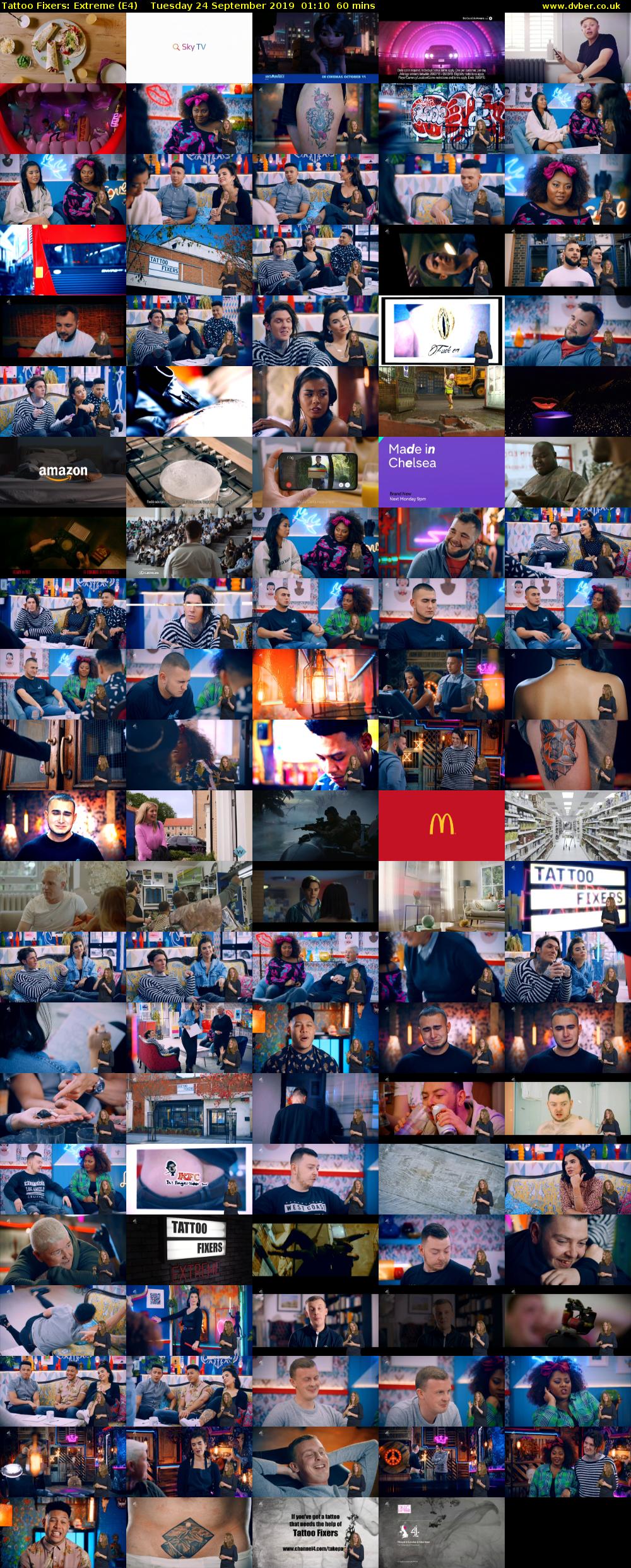 Tattoo Fixers: Extreme (E4) Tuesday 24 September 2019 01:10 - 02:10