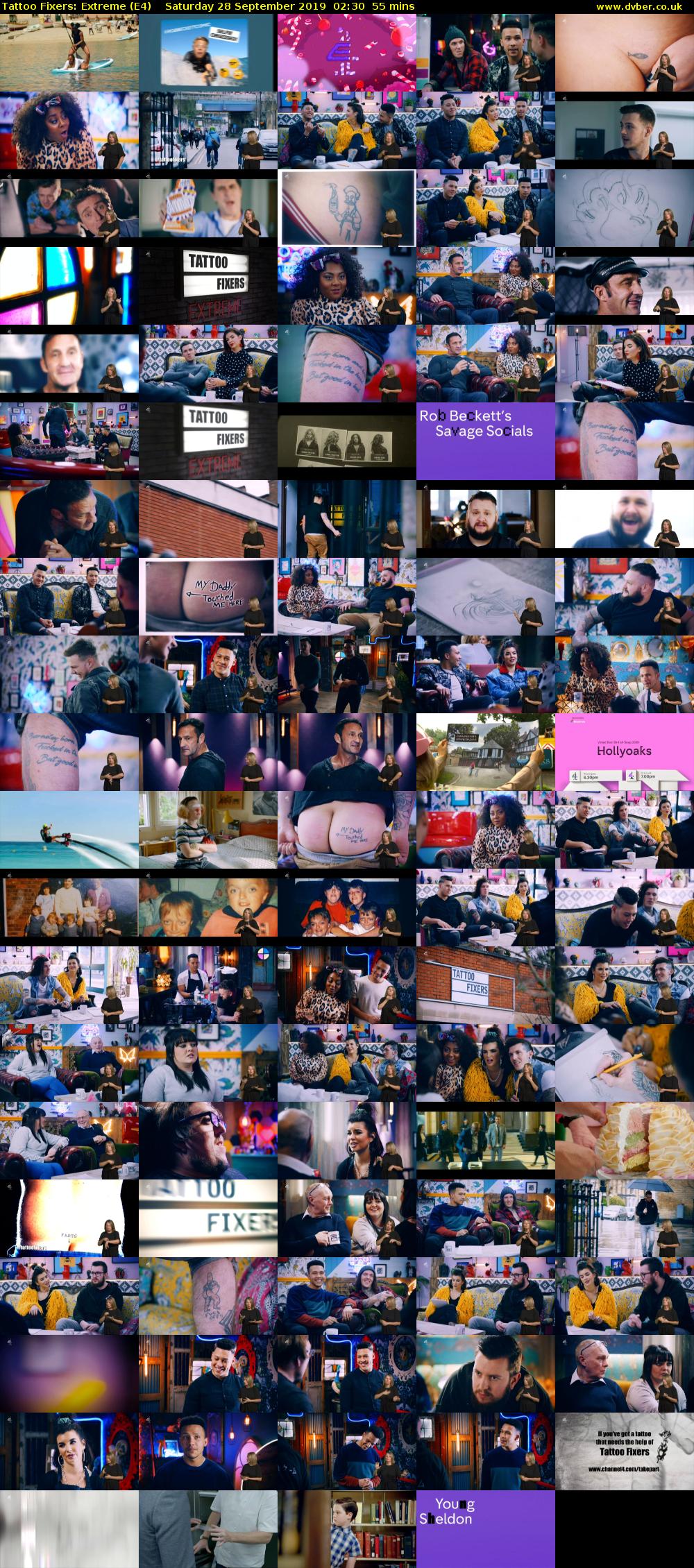 Tattoo Fixers: Extreme (E4) Saturday 28 September 2019 02:30 - 03:25