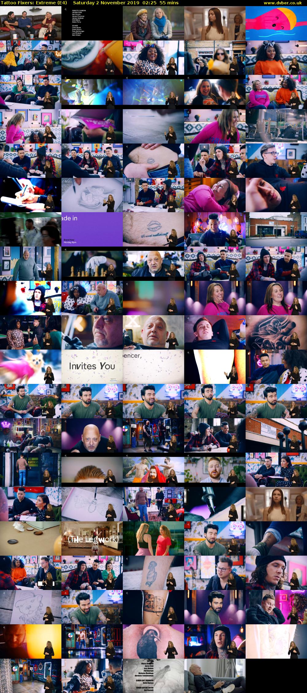 Tattoo Fixers: Extreme (E4) Saturday 2 November 2019 02:25 - 03:20