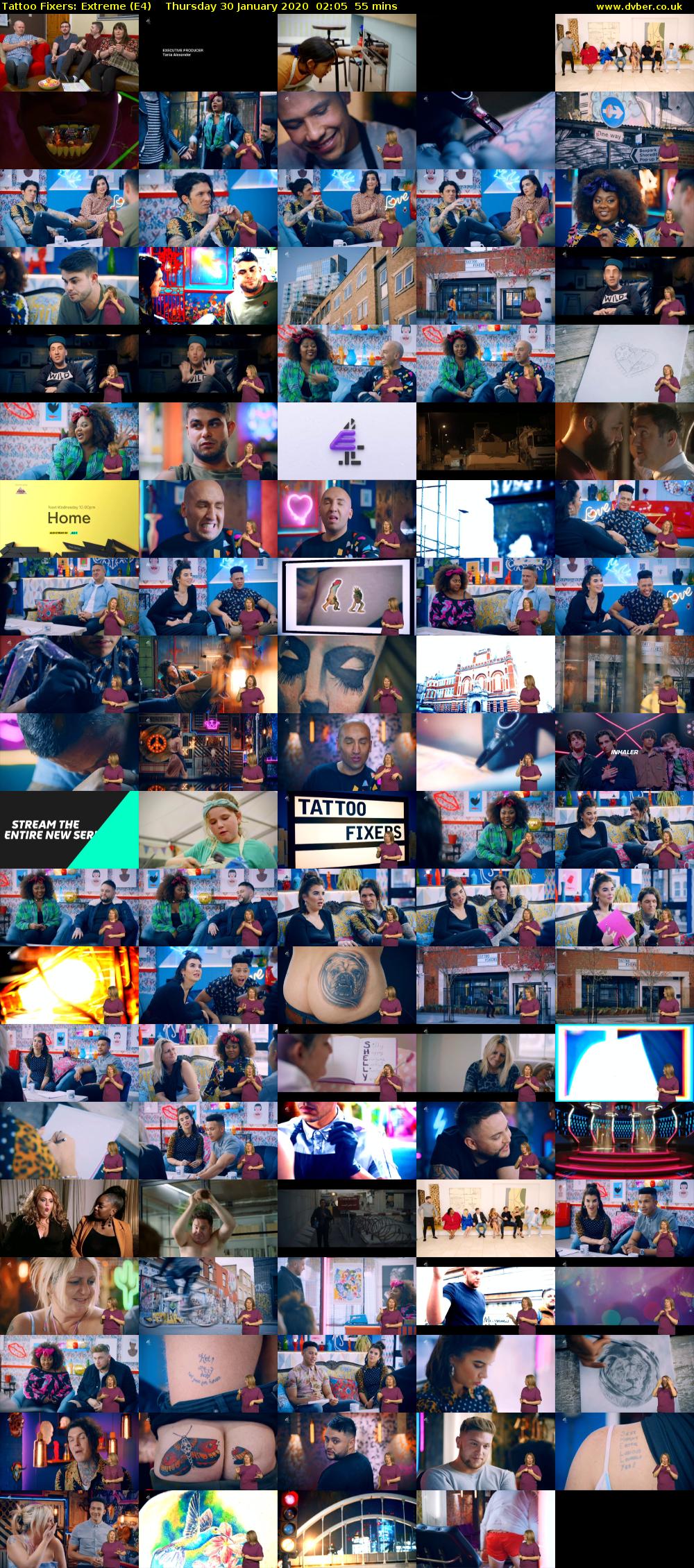 Tattoo Fixers: Extreme (E4) Thursday 30 January 2020 02:05 - 03:00