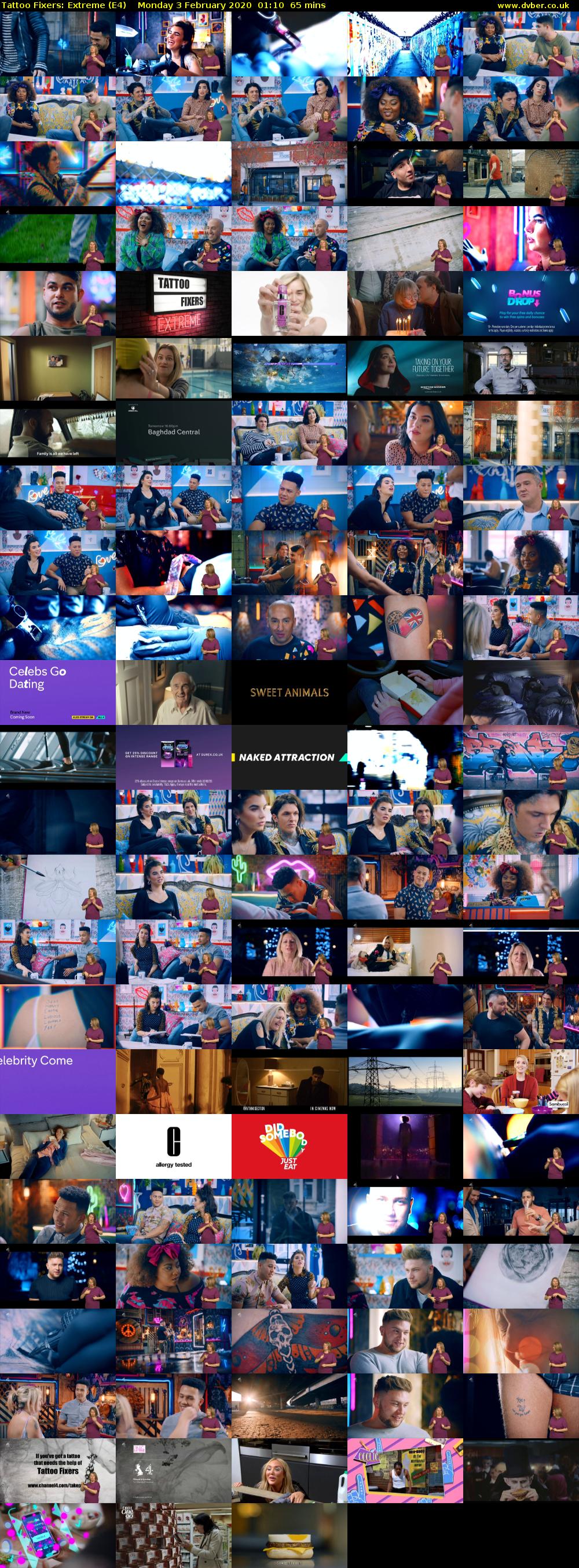 Tattoo Fixers: Extreme (E4) Monday 3 February 2020 01:10 - 02:15