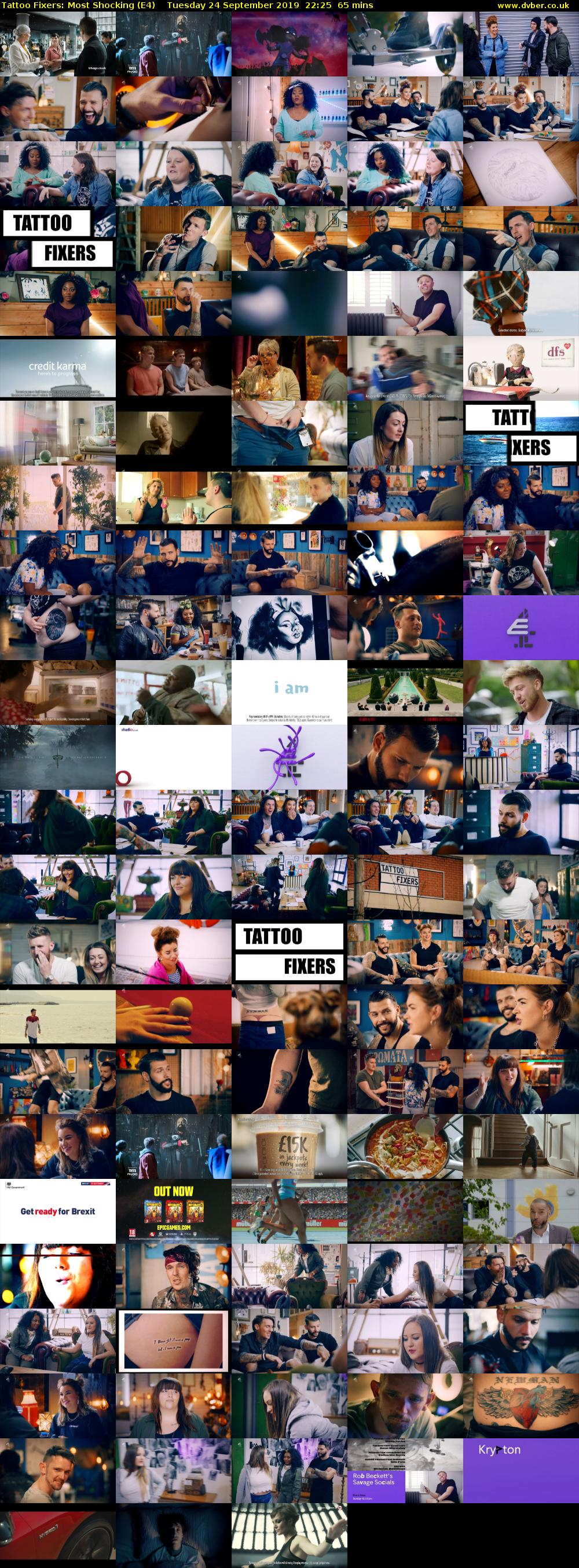 Tattoo Fixers: Most Shocking (E4) Tuesday 24 September 2019 22:25 - 23:30
