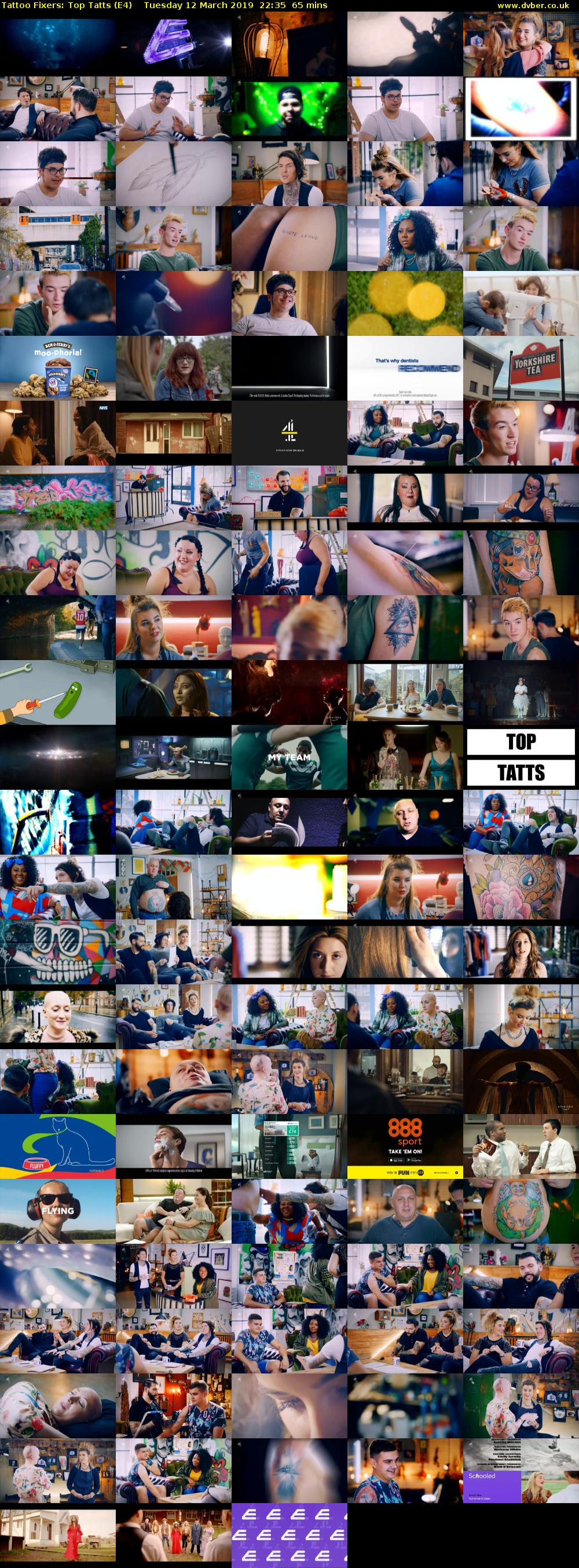 Tattoo Fixers: Top Tatts (E4) Tuesday 12 March 2019 22:35 - 23:40