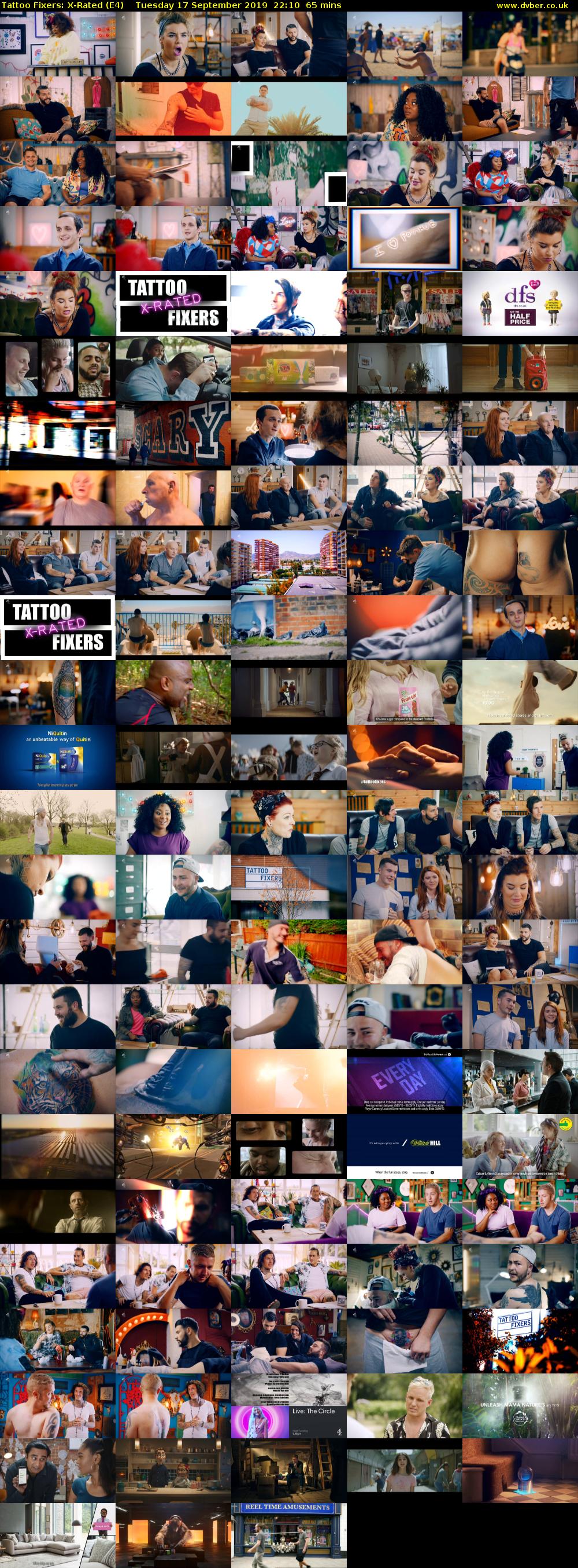 Tattoo Fixers: X-Rated (E4) Tuesday 17 September 2019 22:10 - 23:15