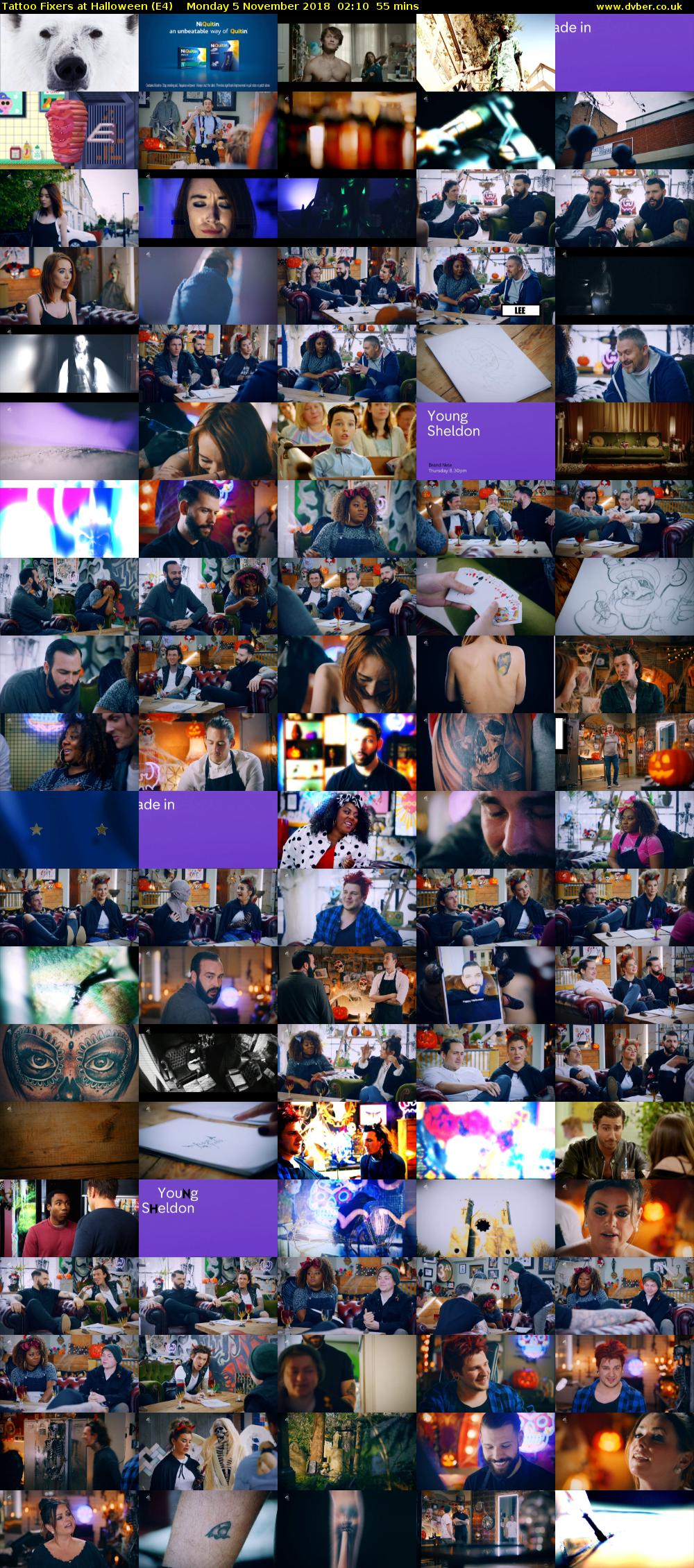 Tattoo Fixers at Halloween (E4) Monday 5 November 2018 02:10 - 03:05