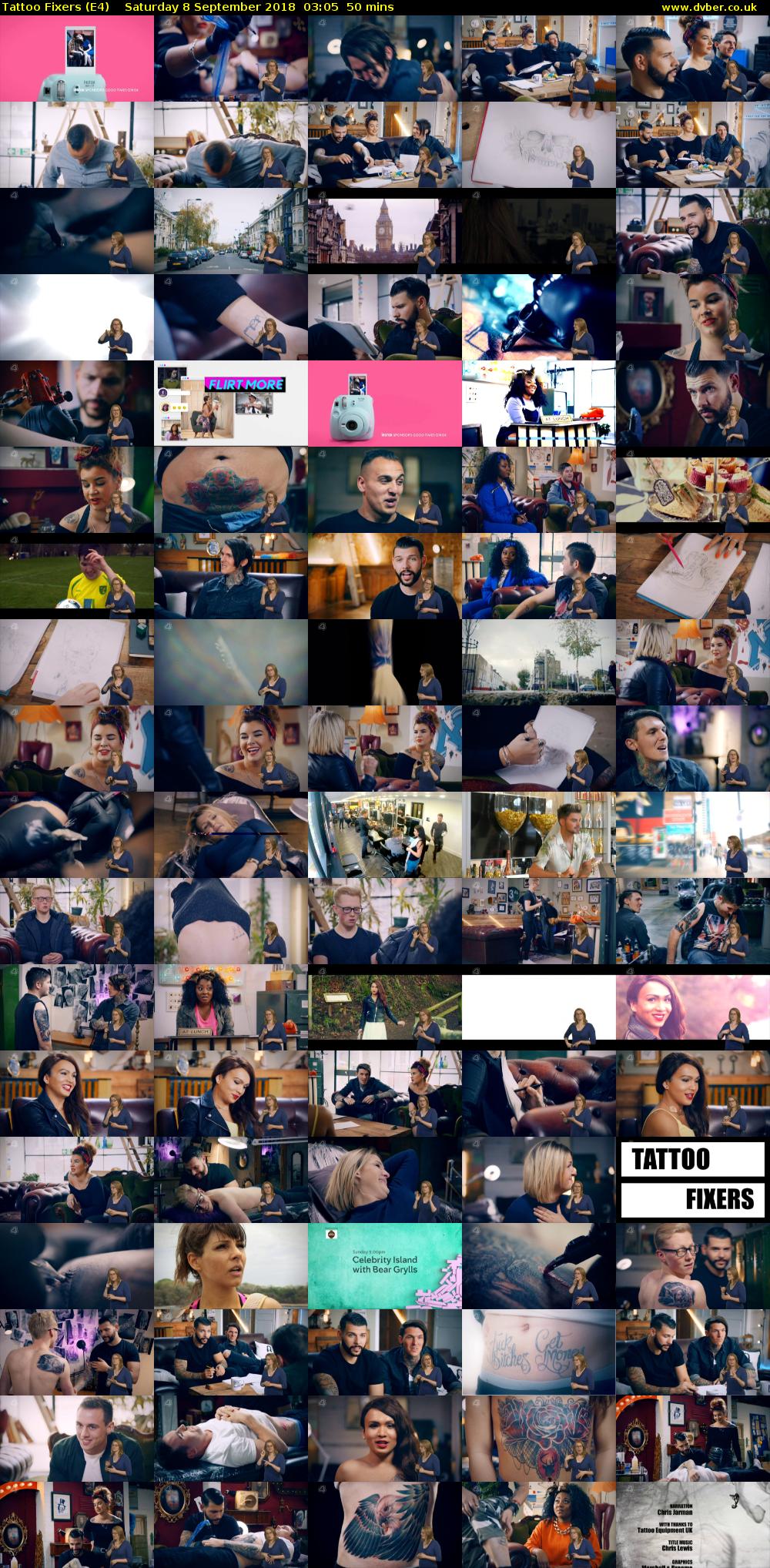 Tattoo Fixers (E4) Saturday 8 September 2018 03:05 - 03:55