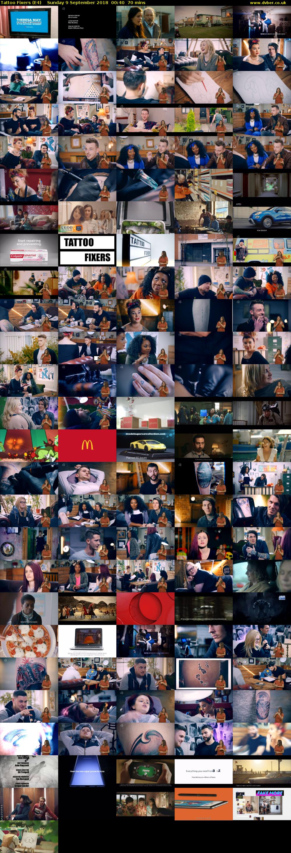 Tattoo Fixers (E4) Sunday 9 September 2018 00:40 - 01:50