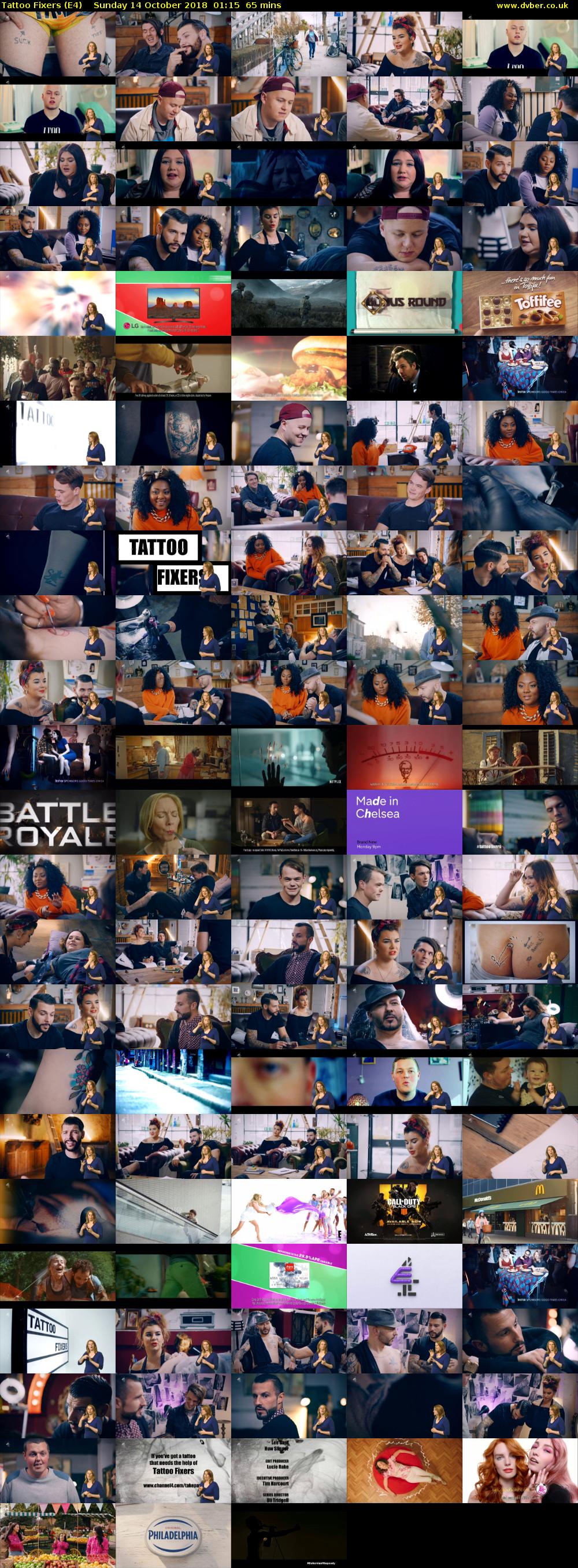 Tattoo Fixers (E4) Sunday 14 October 2018 01:15 - 02:20
