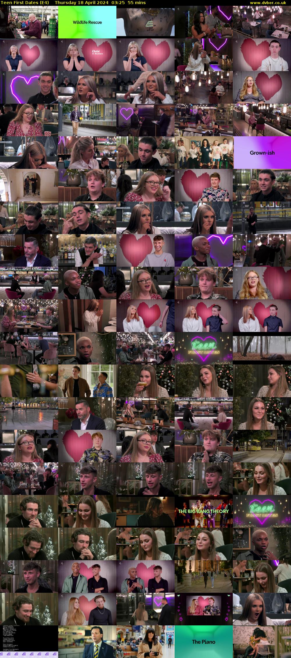 Teen First Dates (E4) Thursday 18 April 2024 03:25 - 04:20