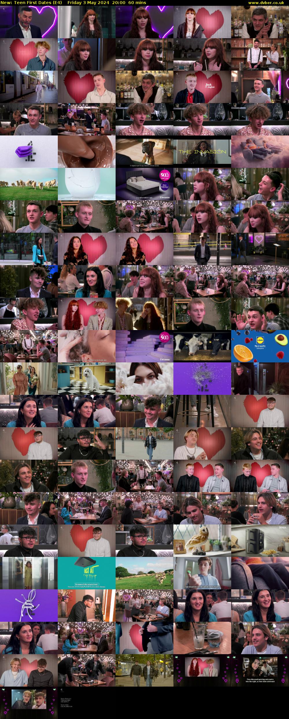 Teen First Dates (E4) Friday 3 May 2024 20:00 - 21:00