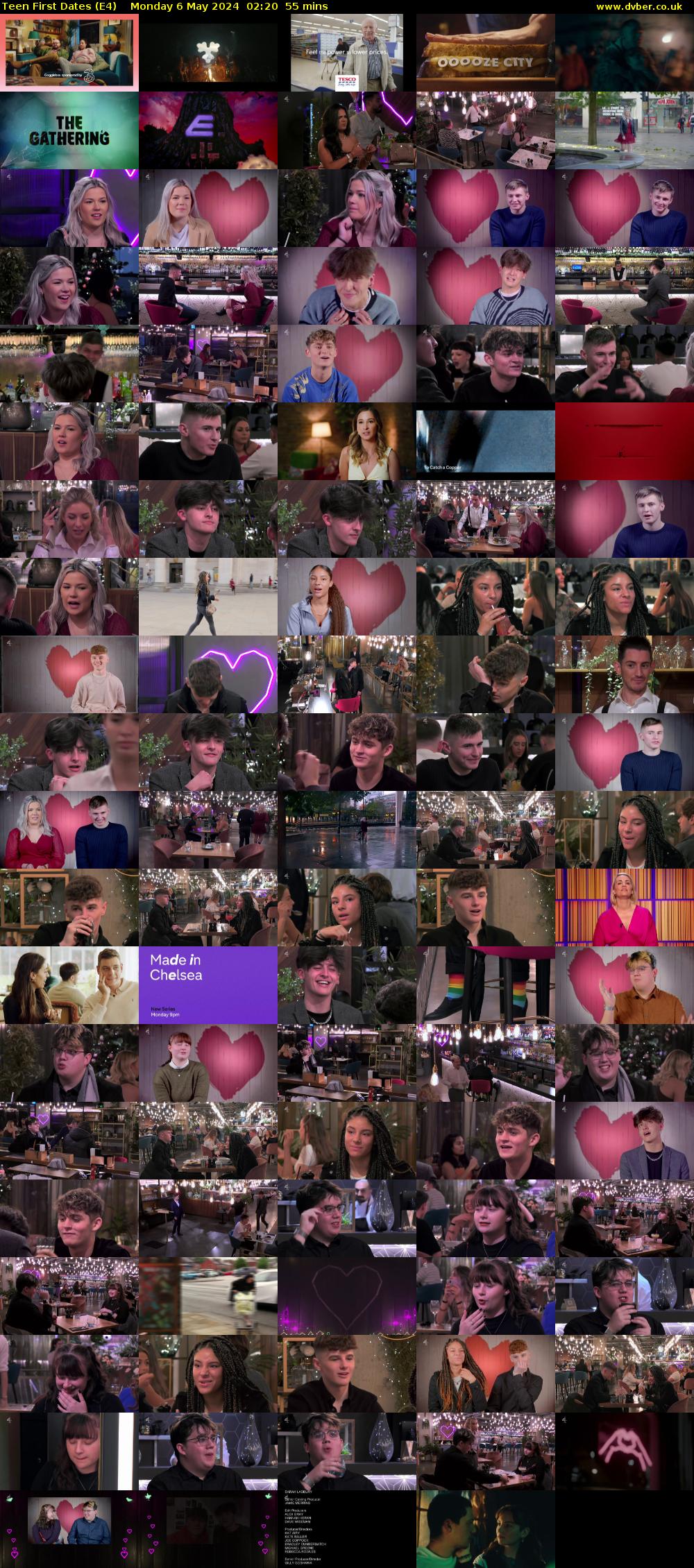 Teen First Dates (E4) Monday 6 May 2024 02:20 - 03:15