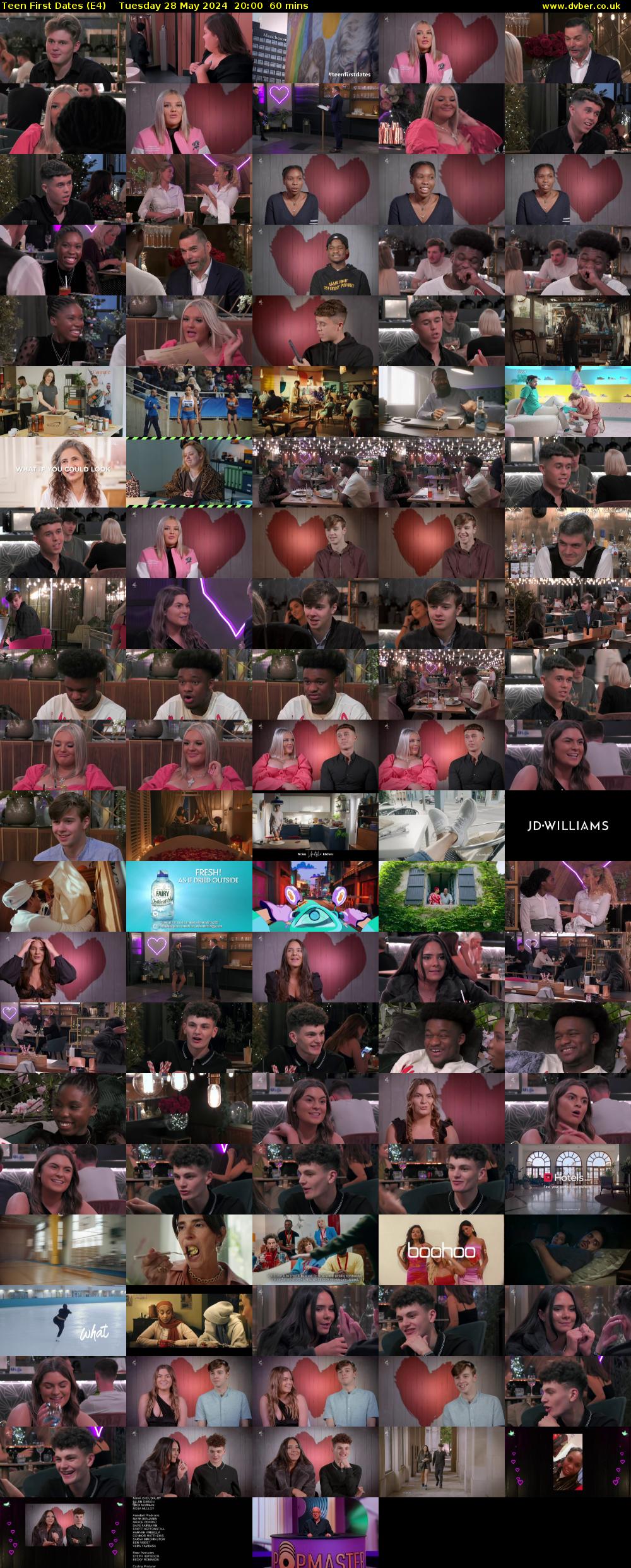 Teen First Dates (E4) Tuesday 28 May 2024 20:00 - 21:00