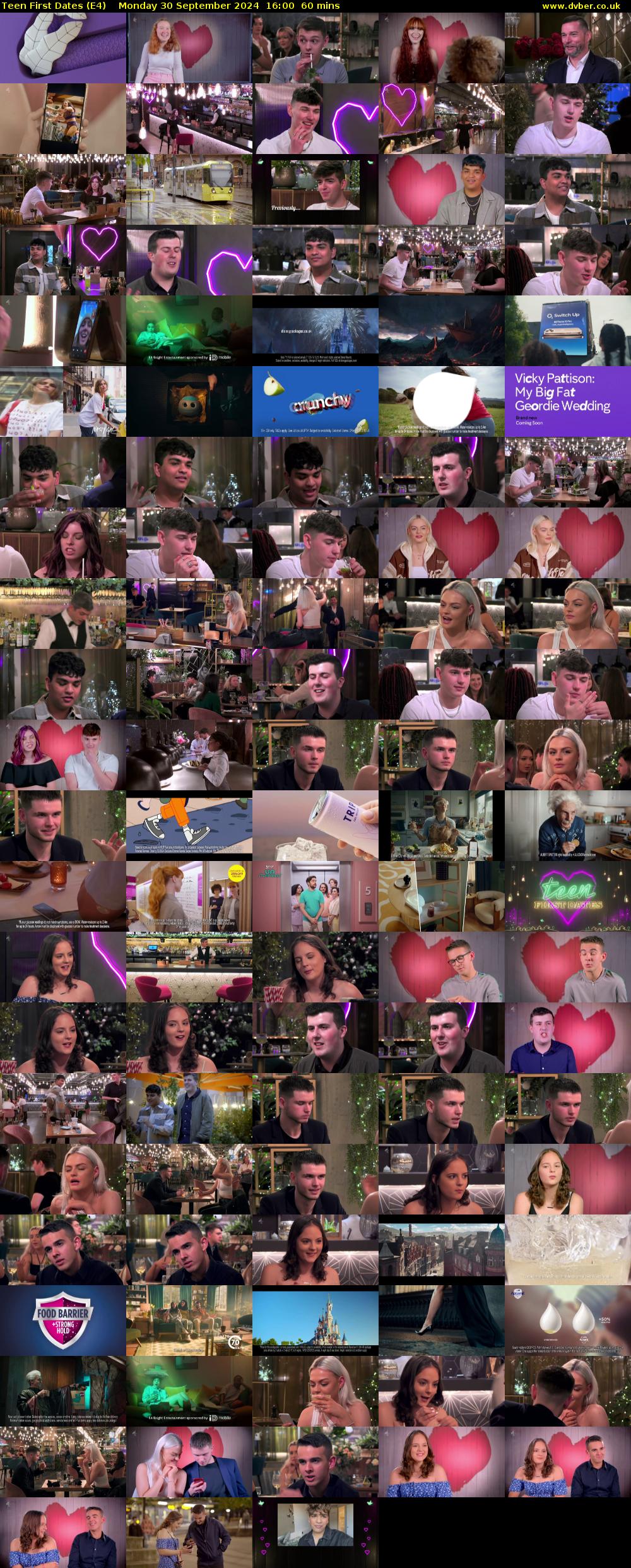 Teen First Dates (E4) Monday 30 September 2024 16:00 - 17:00