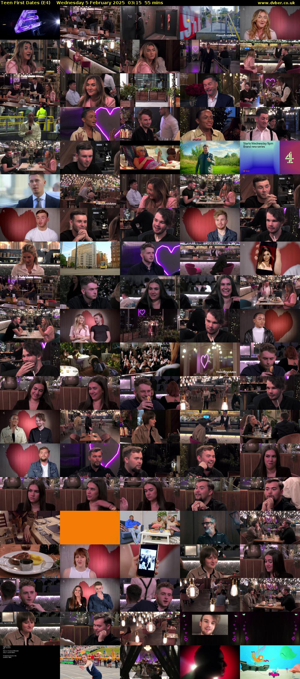 Teen First Dates (E4) Wednesday 5 February 2025 03:15 - 04:10