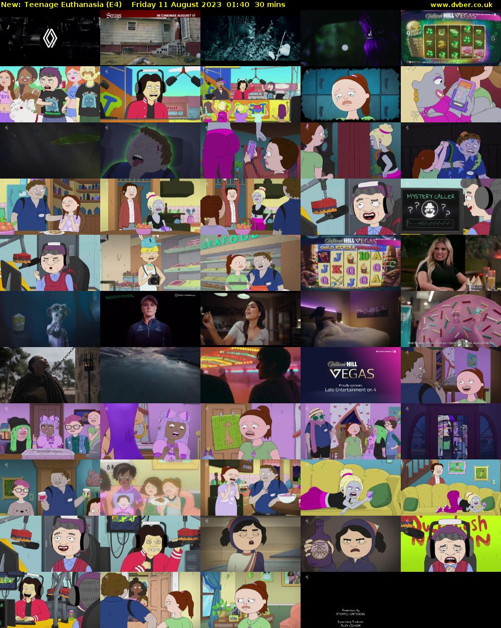 Teenage Euthanasia (E4) Friday 11 August 2023 01:40 - 02:10